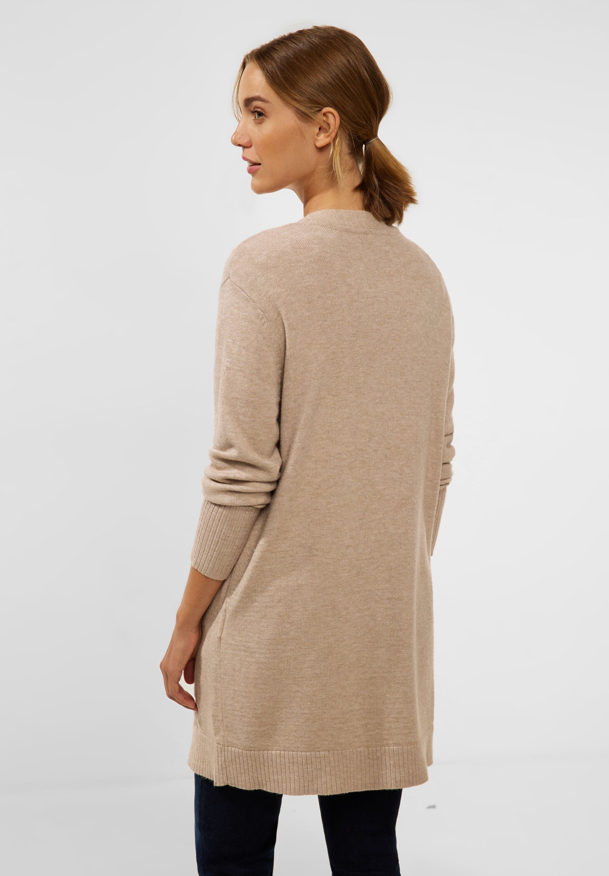 Basic Cardigan mit Taschen