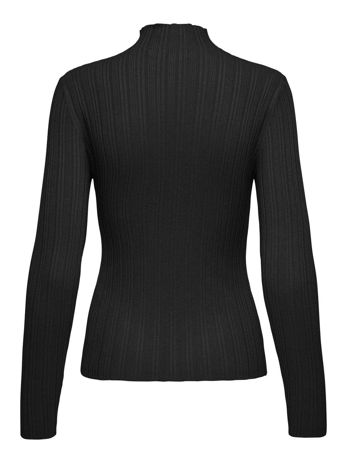 ONLMEDDI LS RIB HIGHNECK CC KNT