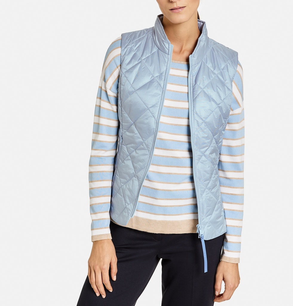 Weste mit Rautenstepp