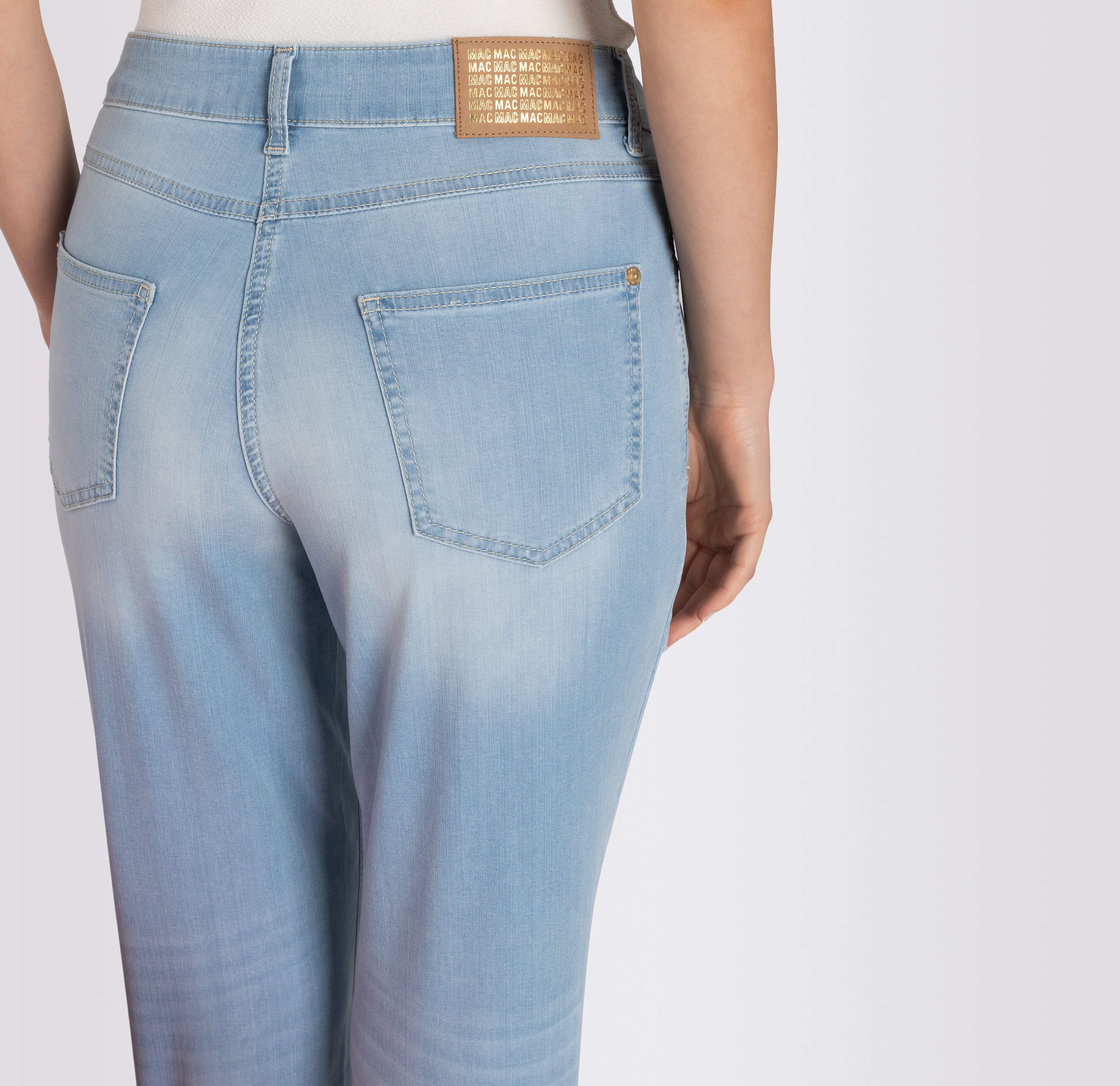 MAC JEANS - MELANIE 7/8, Super soft summer denim