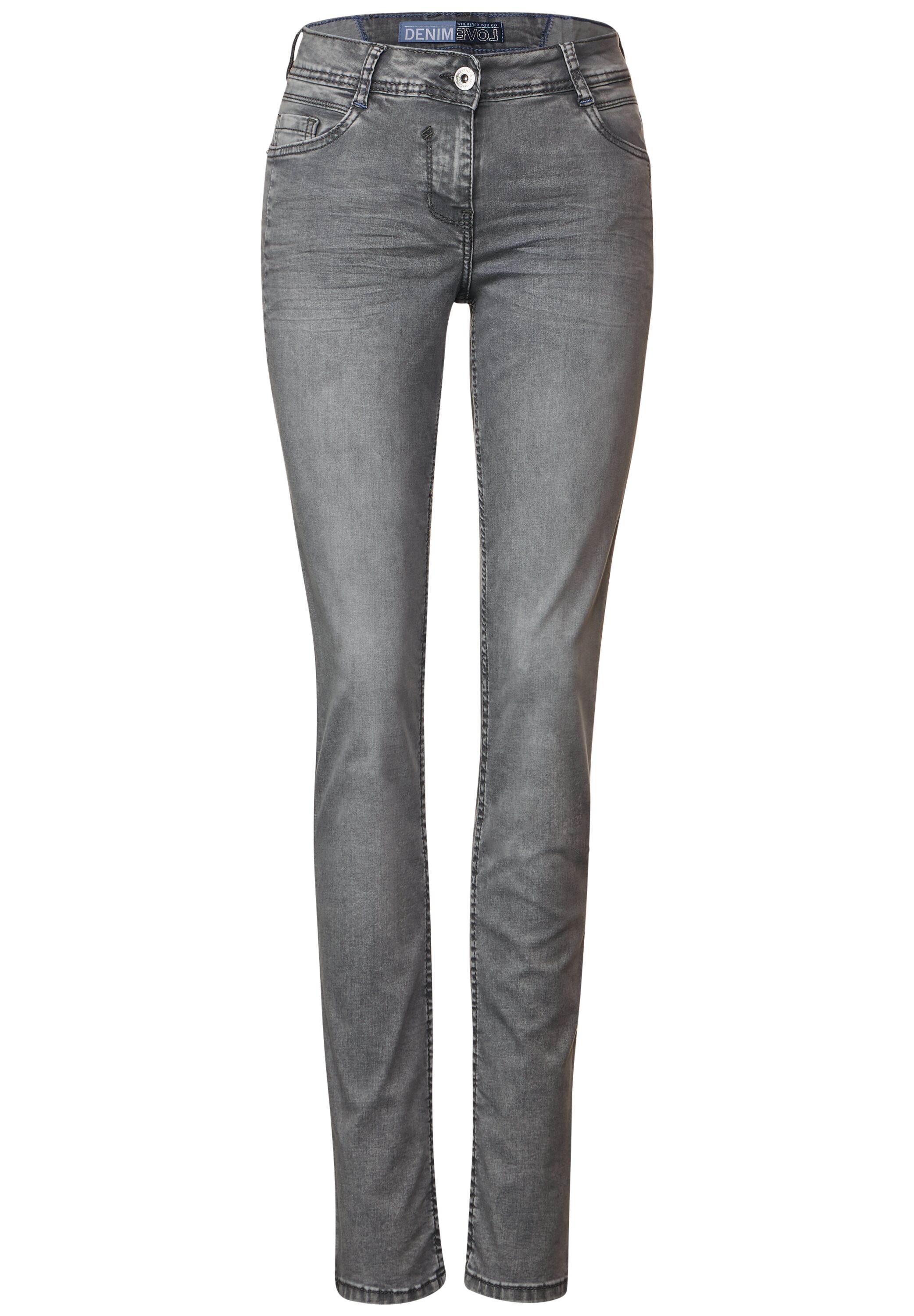 Graue Loose Fit Jeans