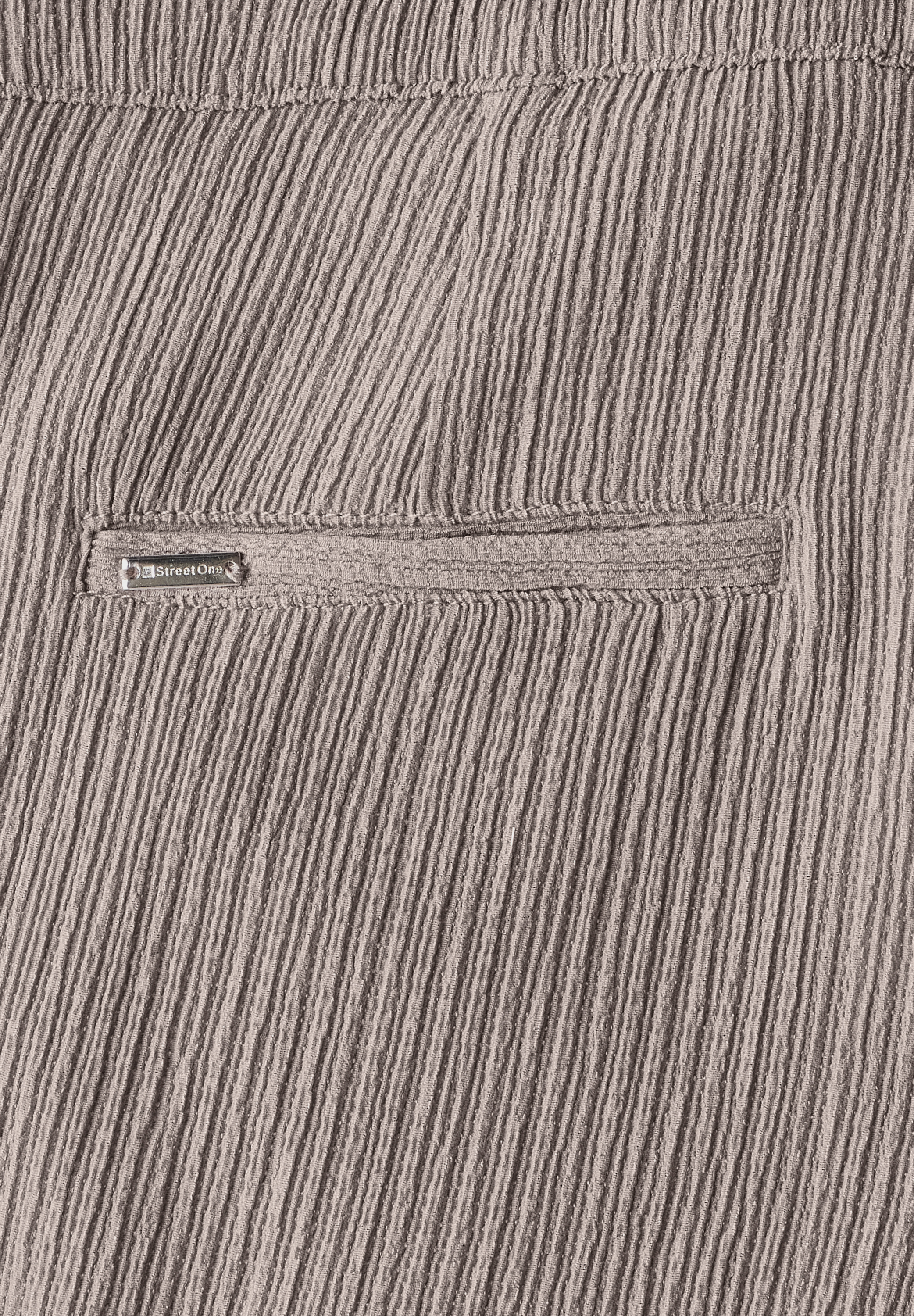 Wide Leg Hose mit Struktur
