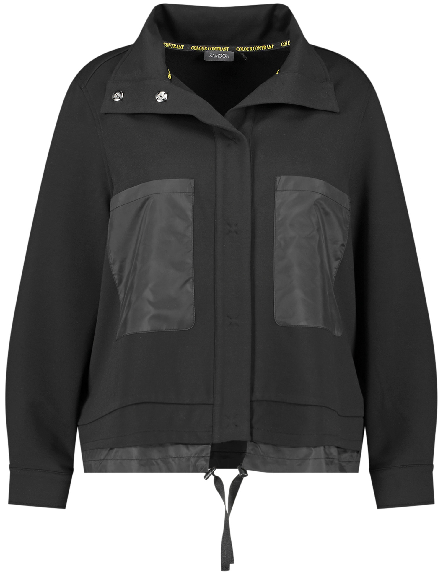 Sweatjacke mit Material-Patch