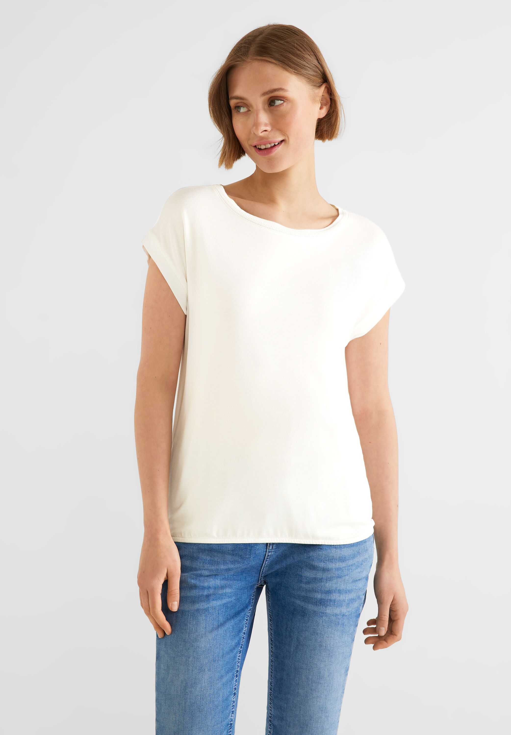 T-Shirt mit Stricktape