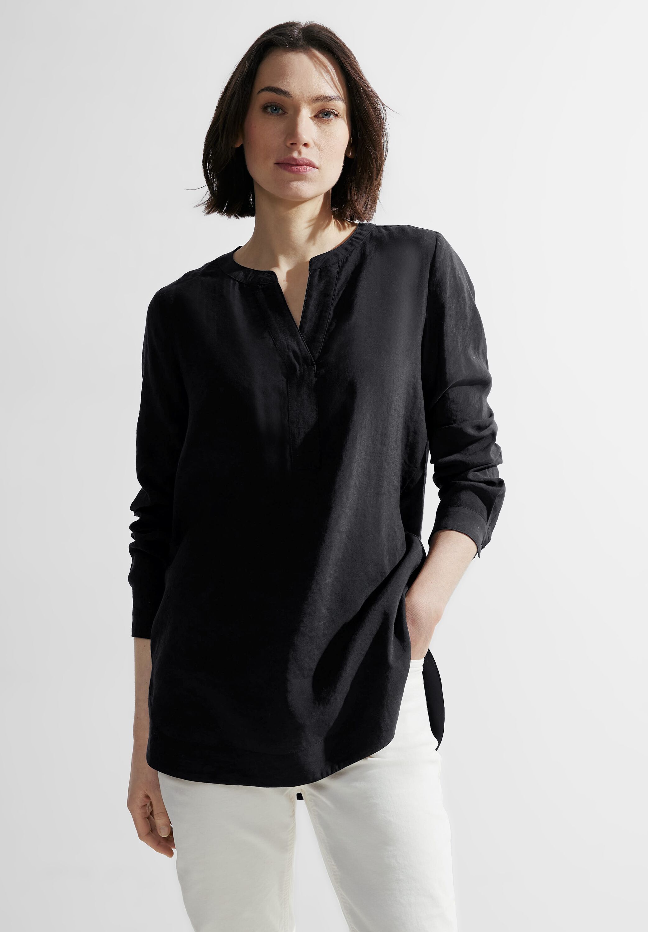 Lässige Longbluse