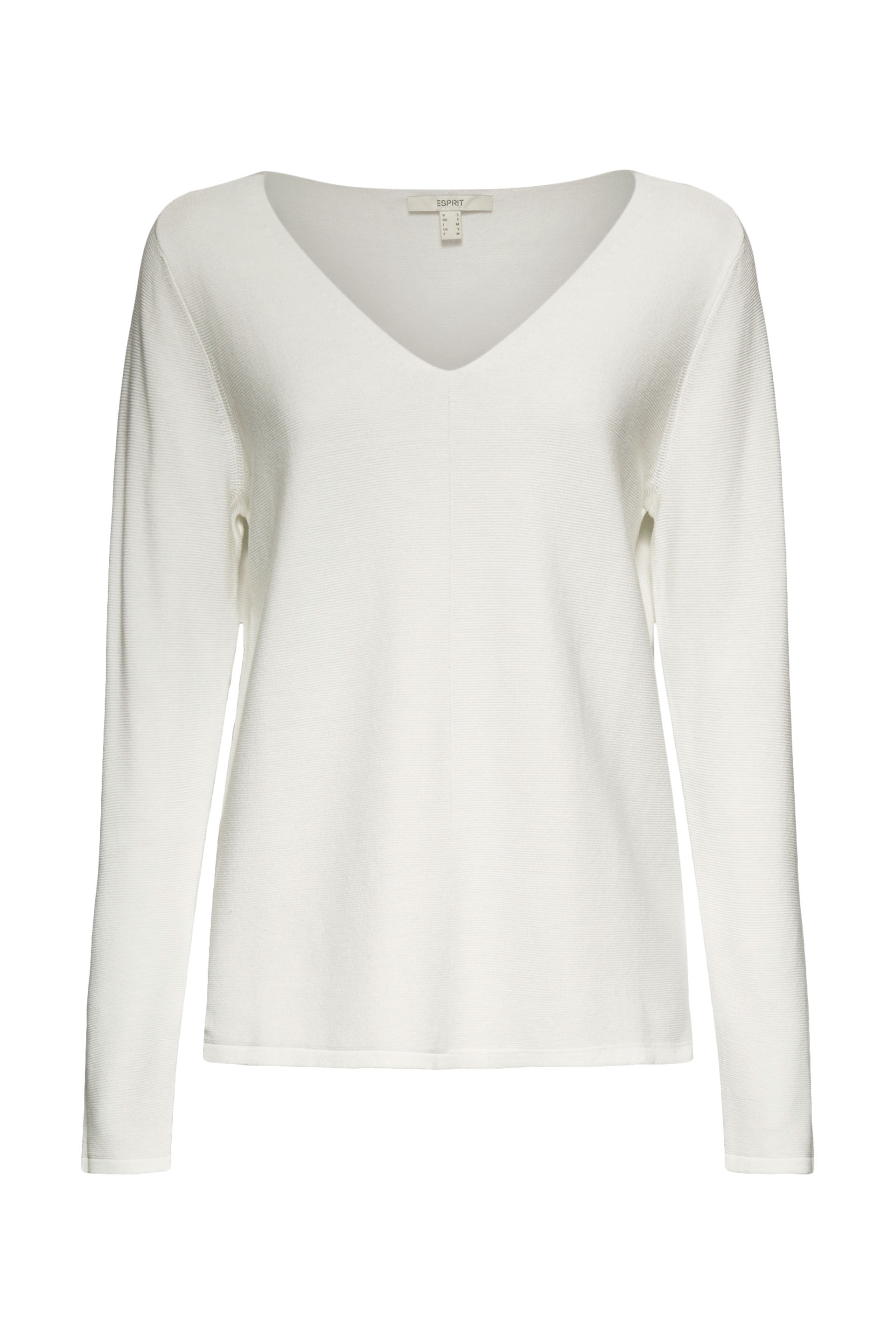 V-Neck-Pullover aus Organic Cotton