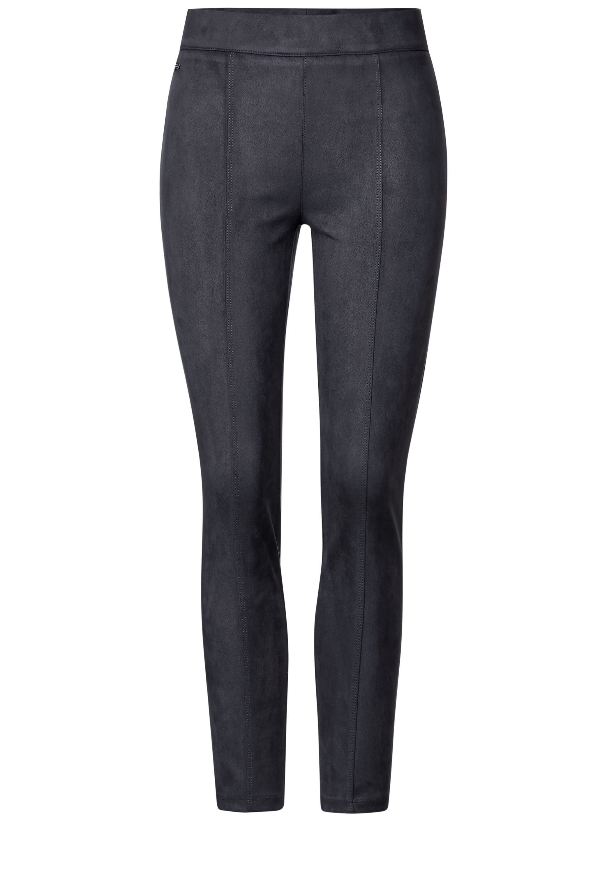 Skinny Fit Velours Hose