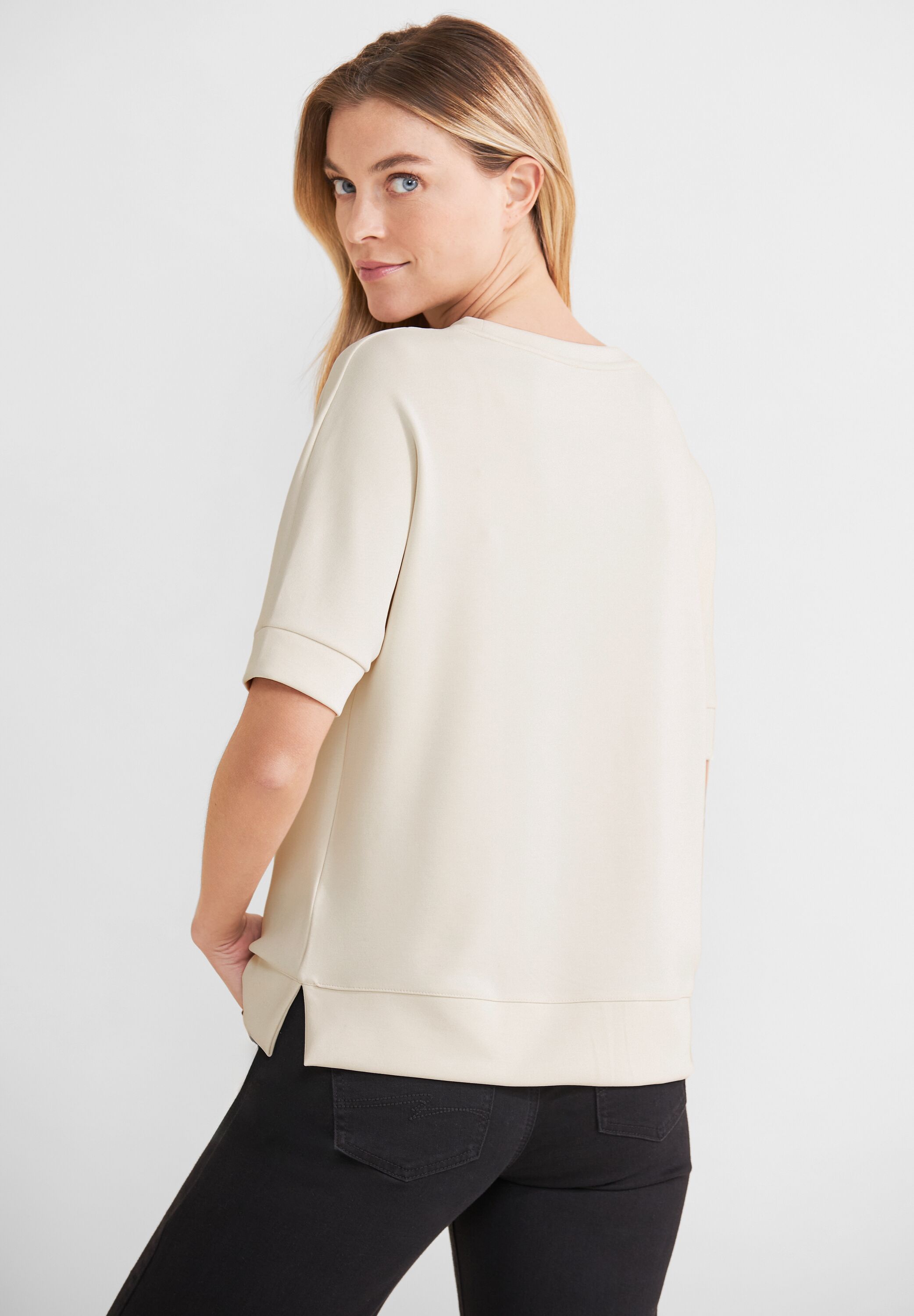 Seiden Look T-Shirt