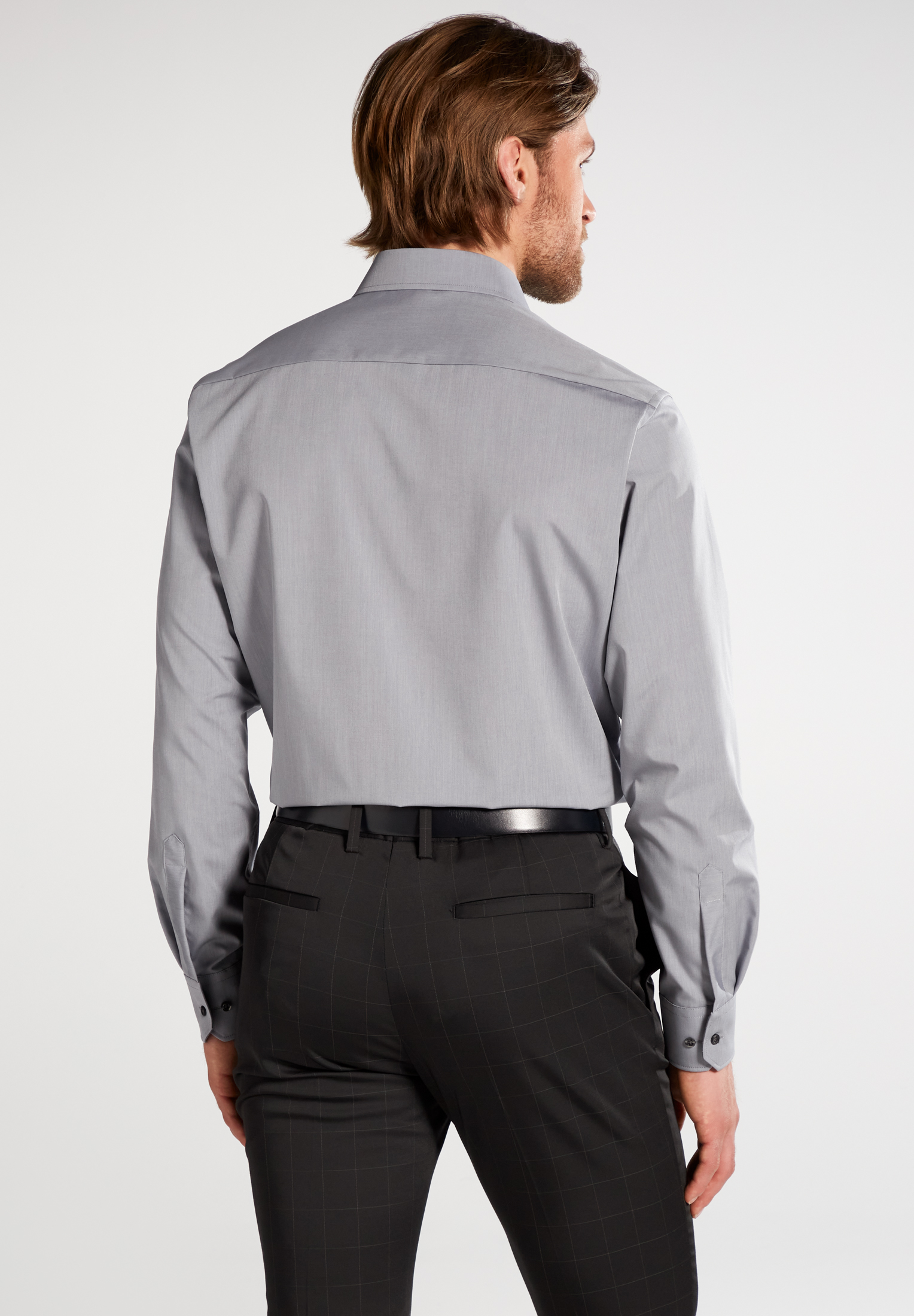 ETERNA LANGARM HEMD COMFORT FIT CHAMBRAY ETERNA LANGARM HEMD COMFORT FIT CHAMBRAY