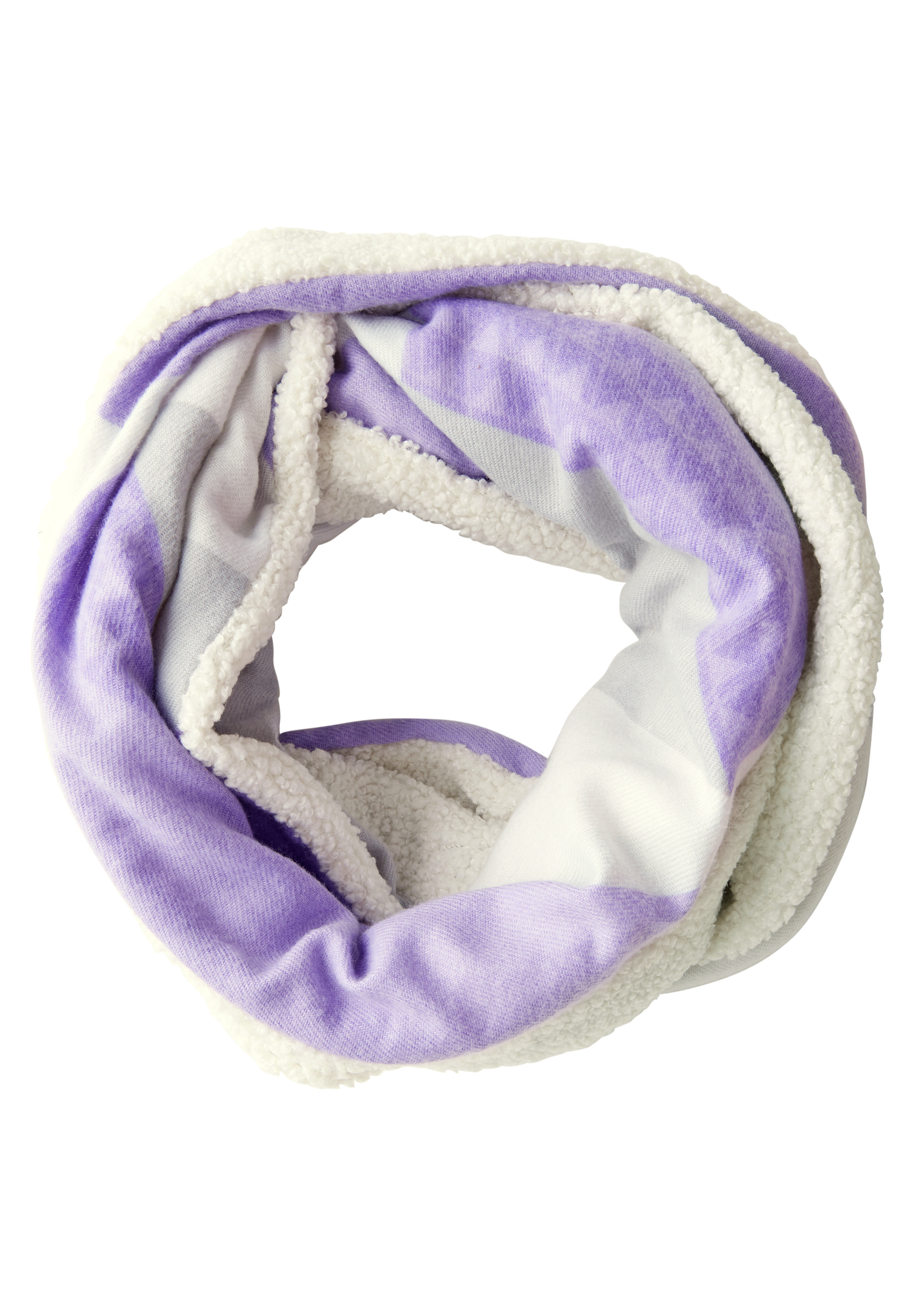 Loop-Schal mit Teddy-Details