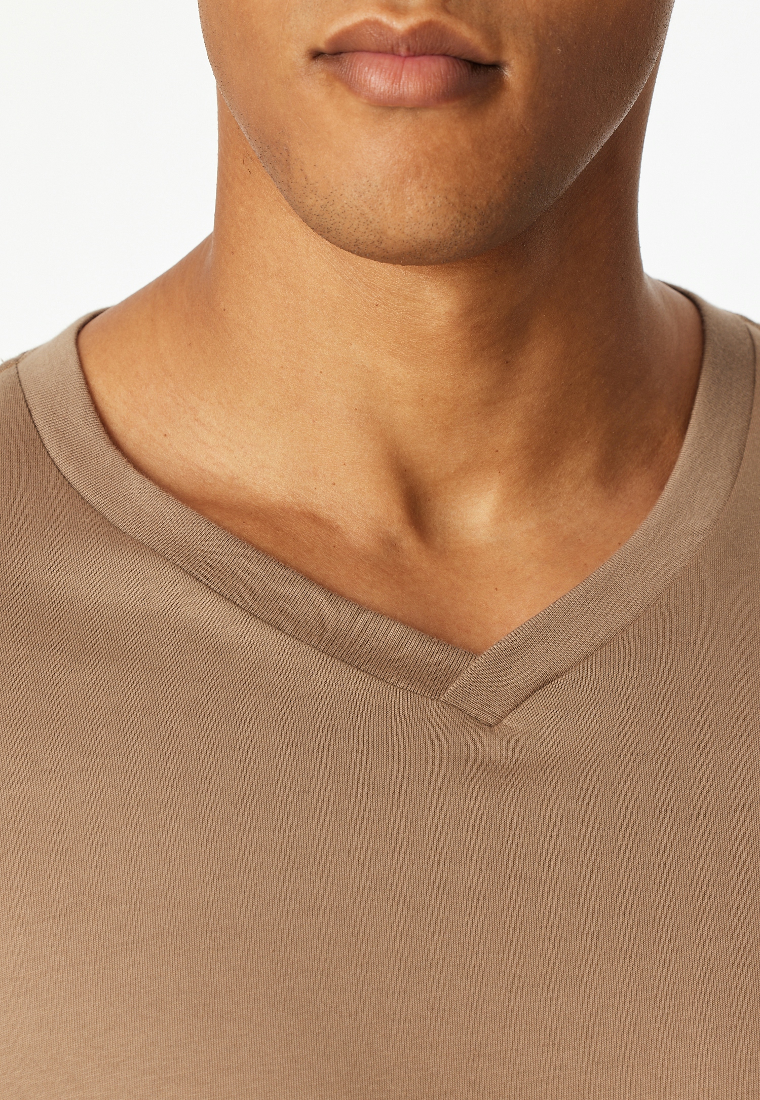 Langarmshirt V-Ausschnitt