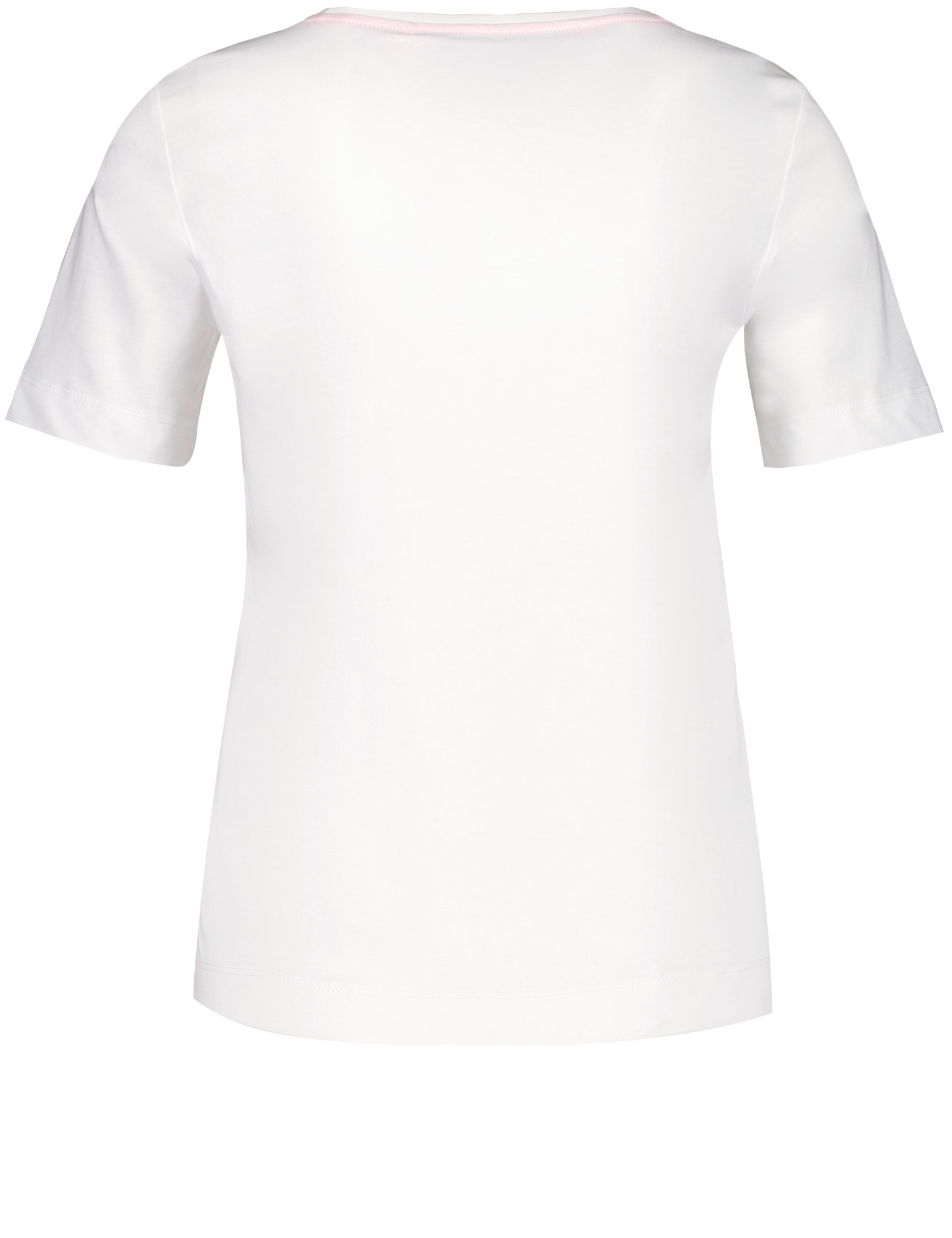 T-Shirt aus Baumwolle mit Frontprint und Wording