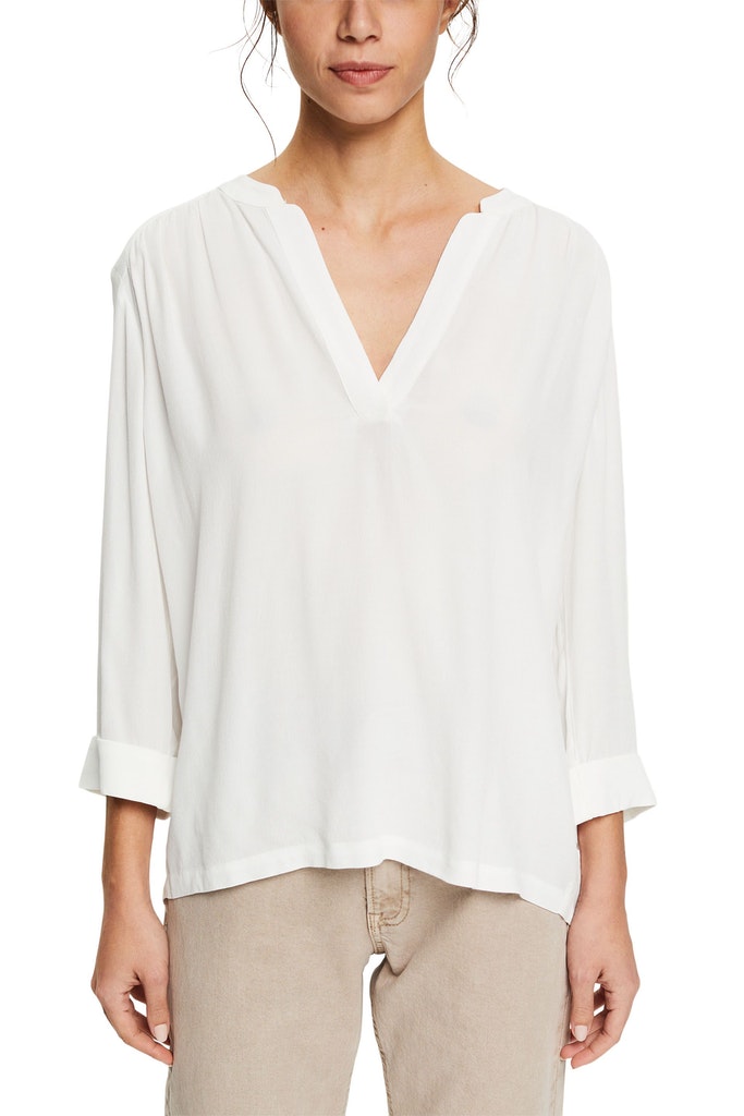 Bluse mit 3/4 Ärmeln