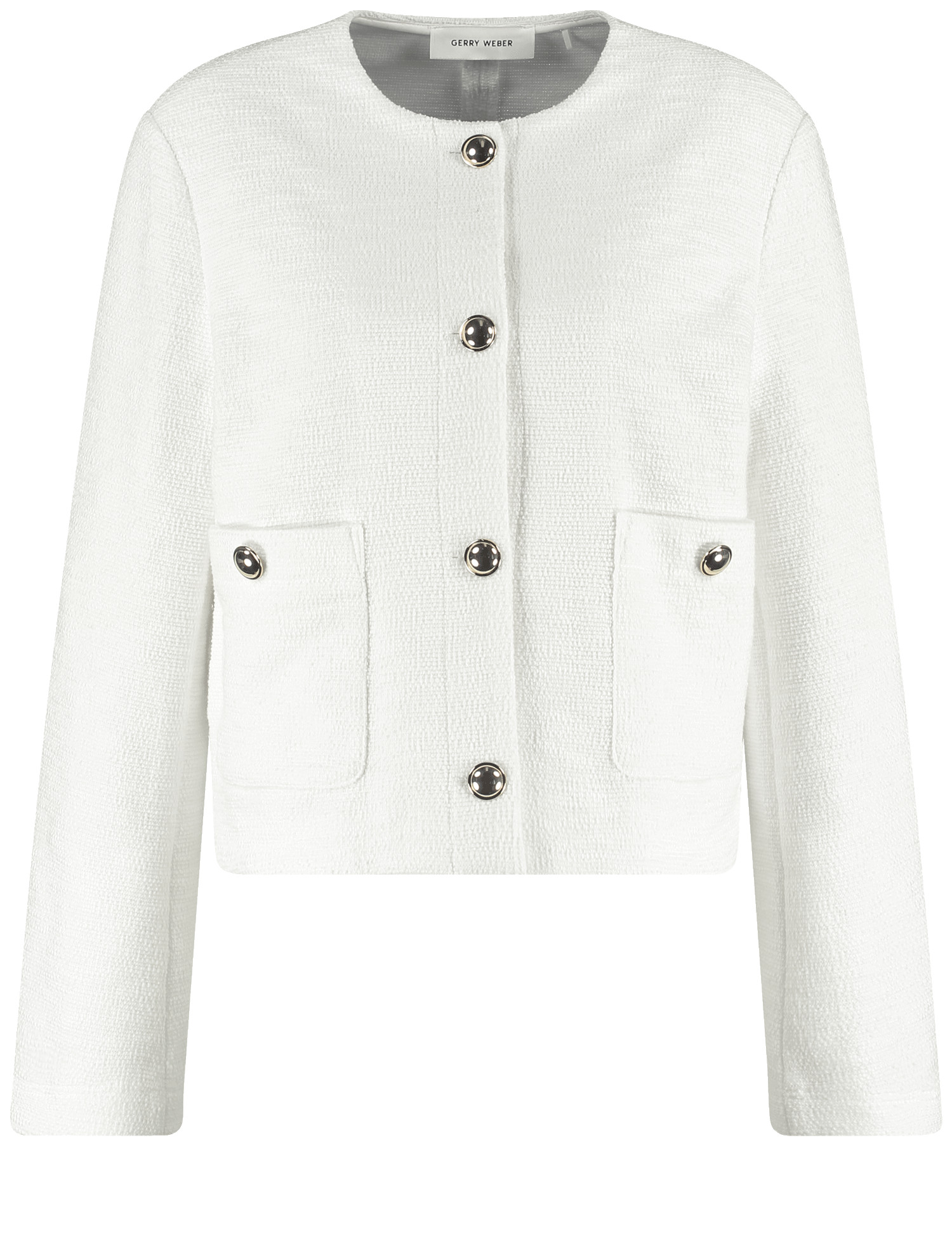 Elegante Blazerjacke mit Bouclé-Optik