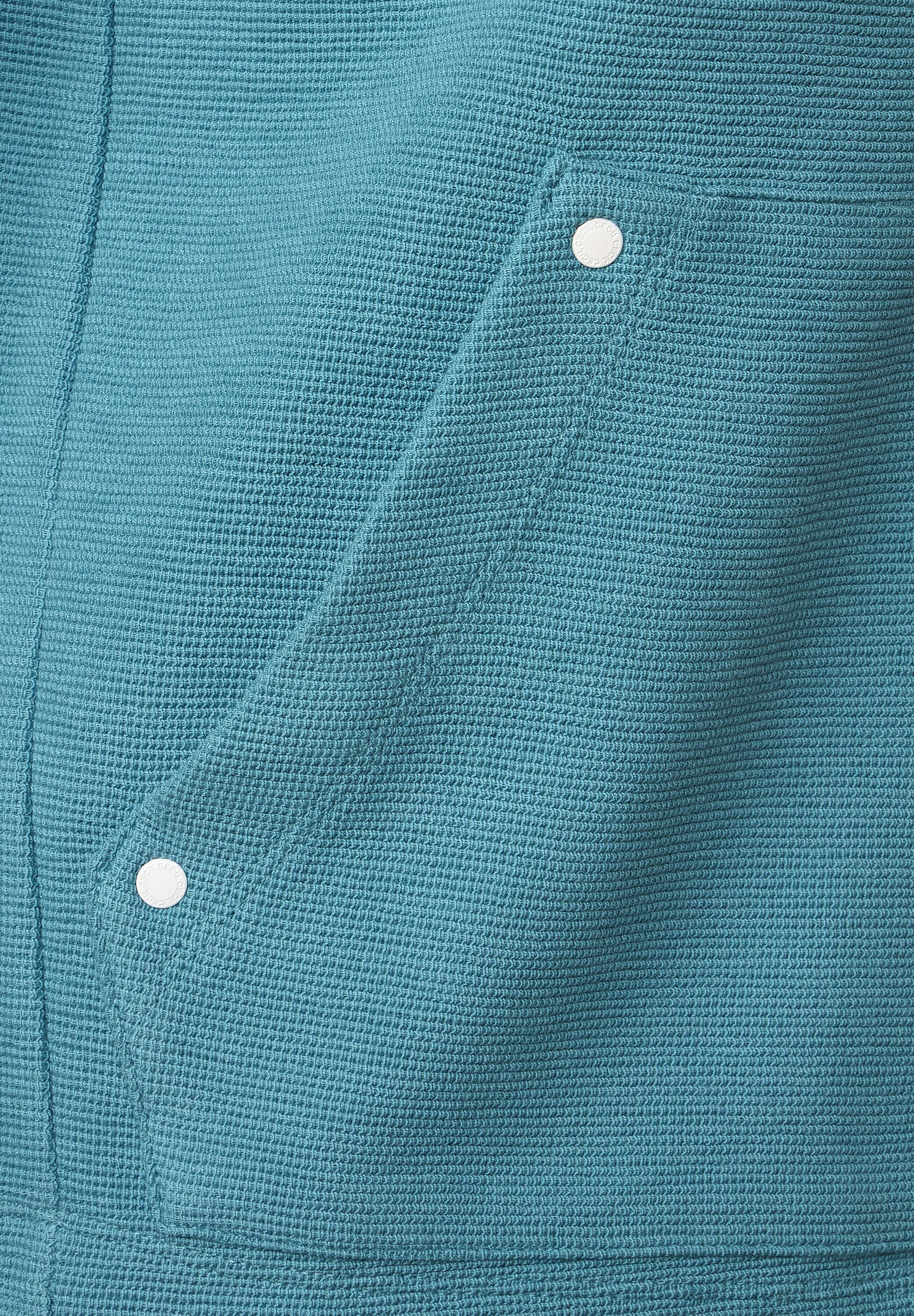 Shirtjacke mit Struktur