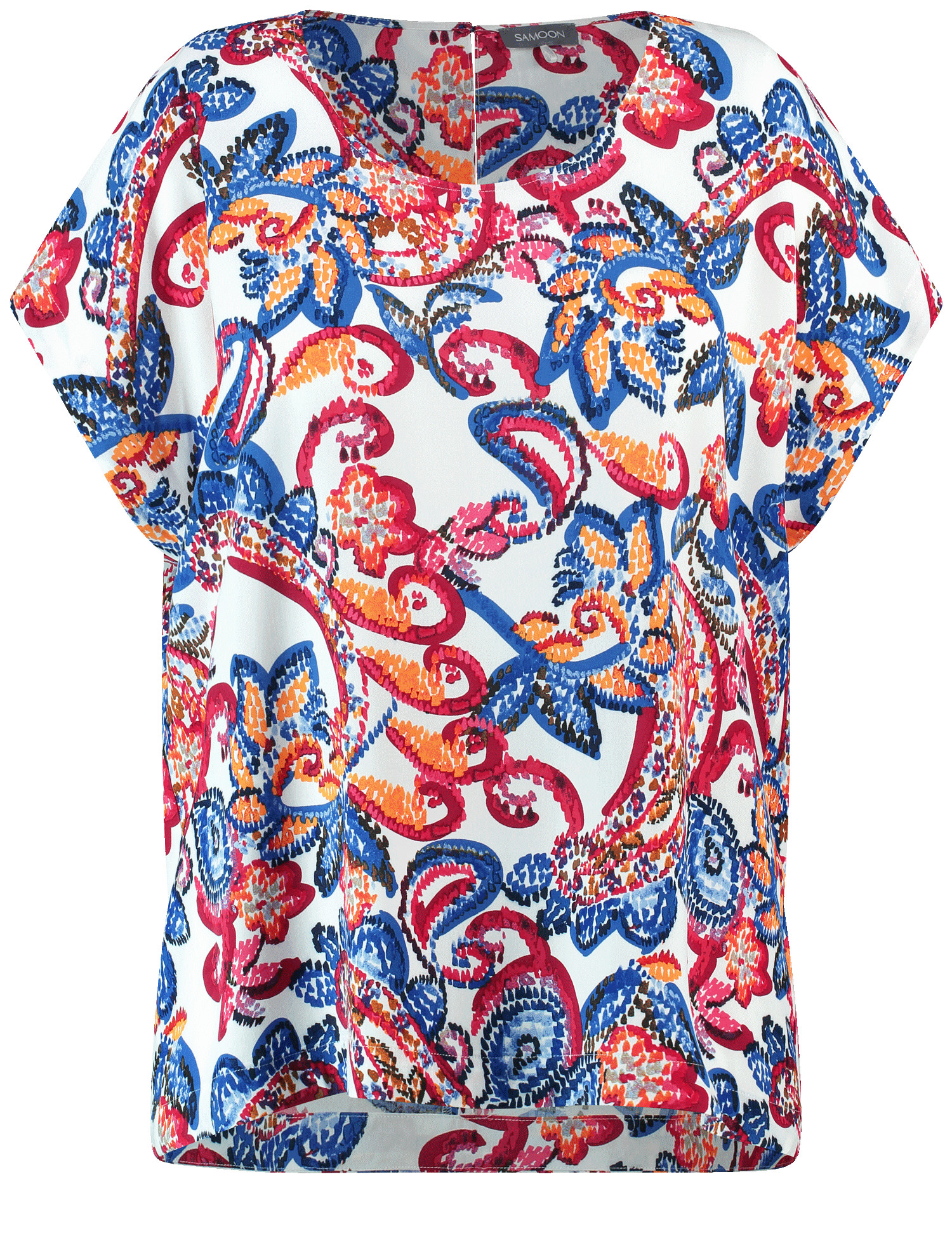 Blusenshirt mit Paisley-Print