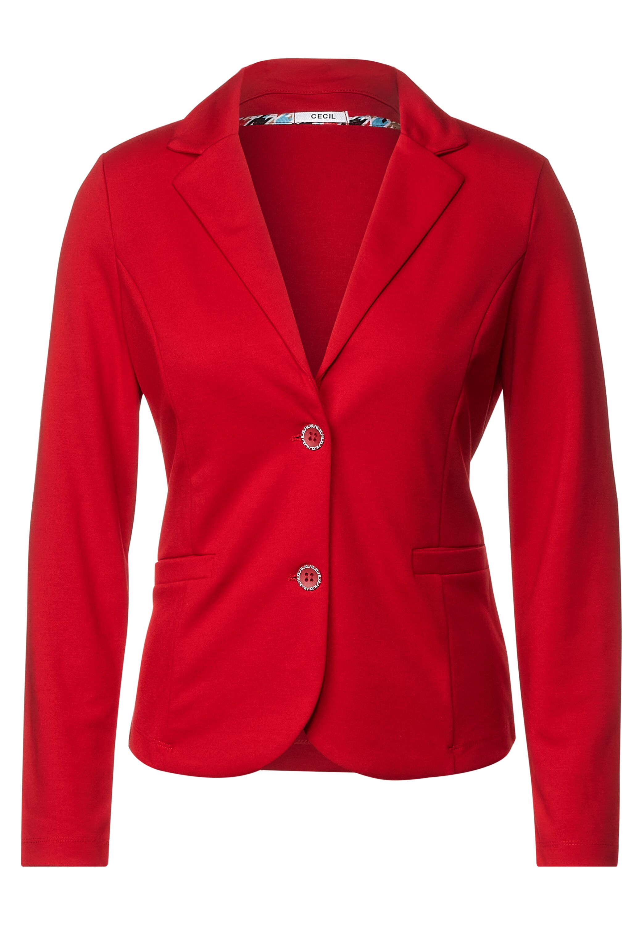 Basic Blazer in Unifarbe
