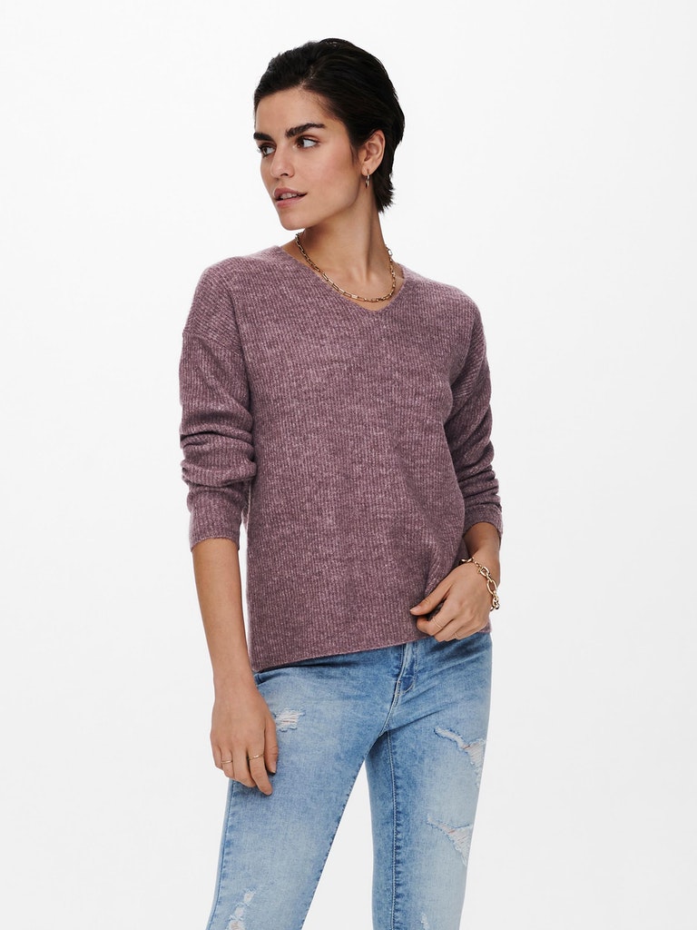 ONLCAMILLA V-NECK L/S PULLOVER KNT NOOS