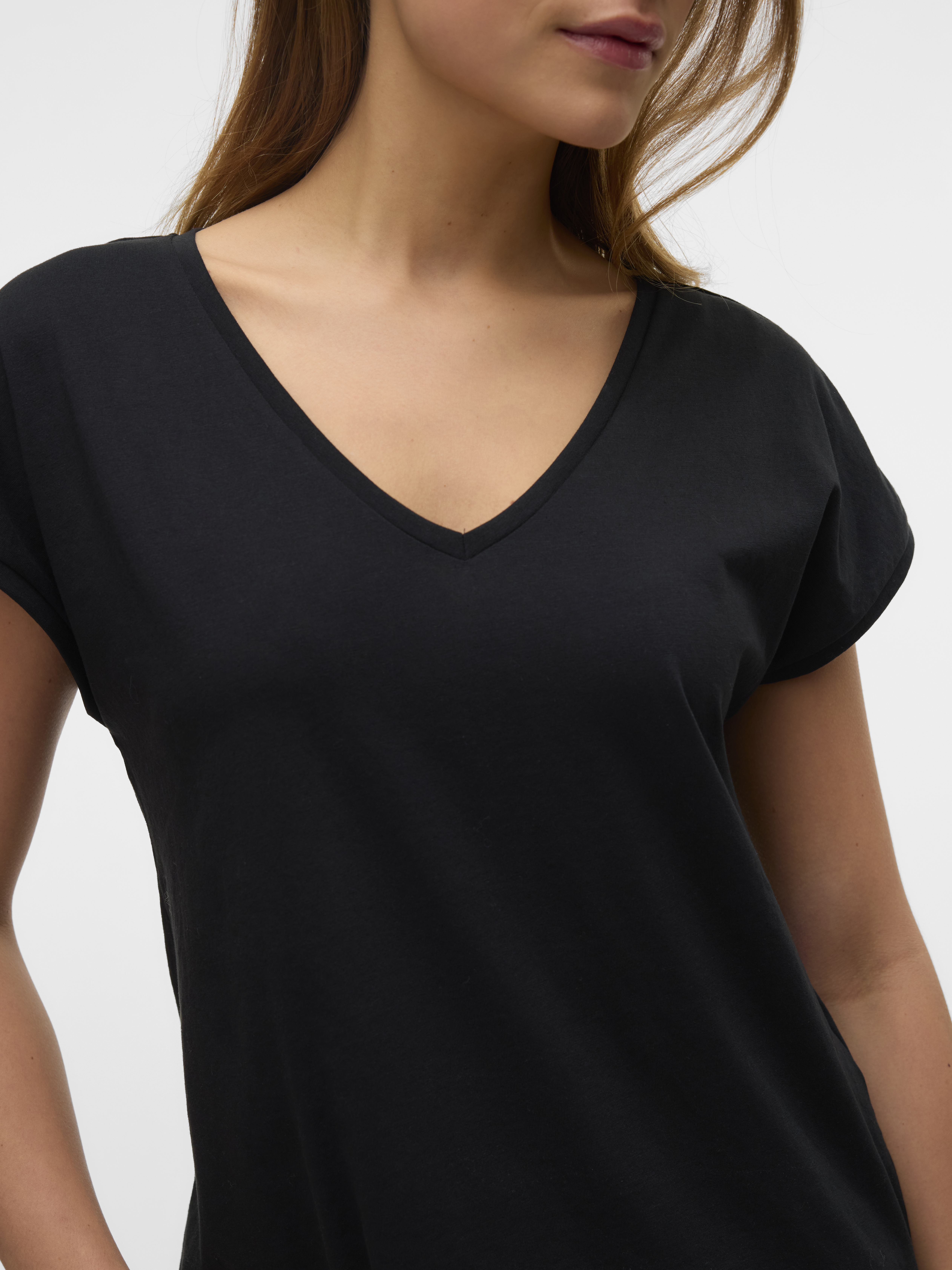 VMLUNA SS V-NECK TEE JRS NOOS