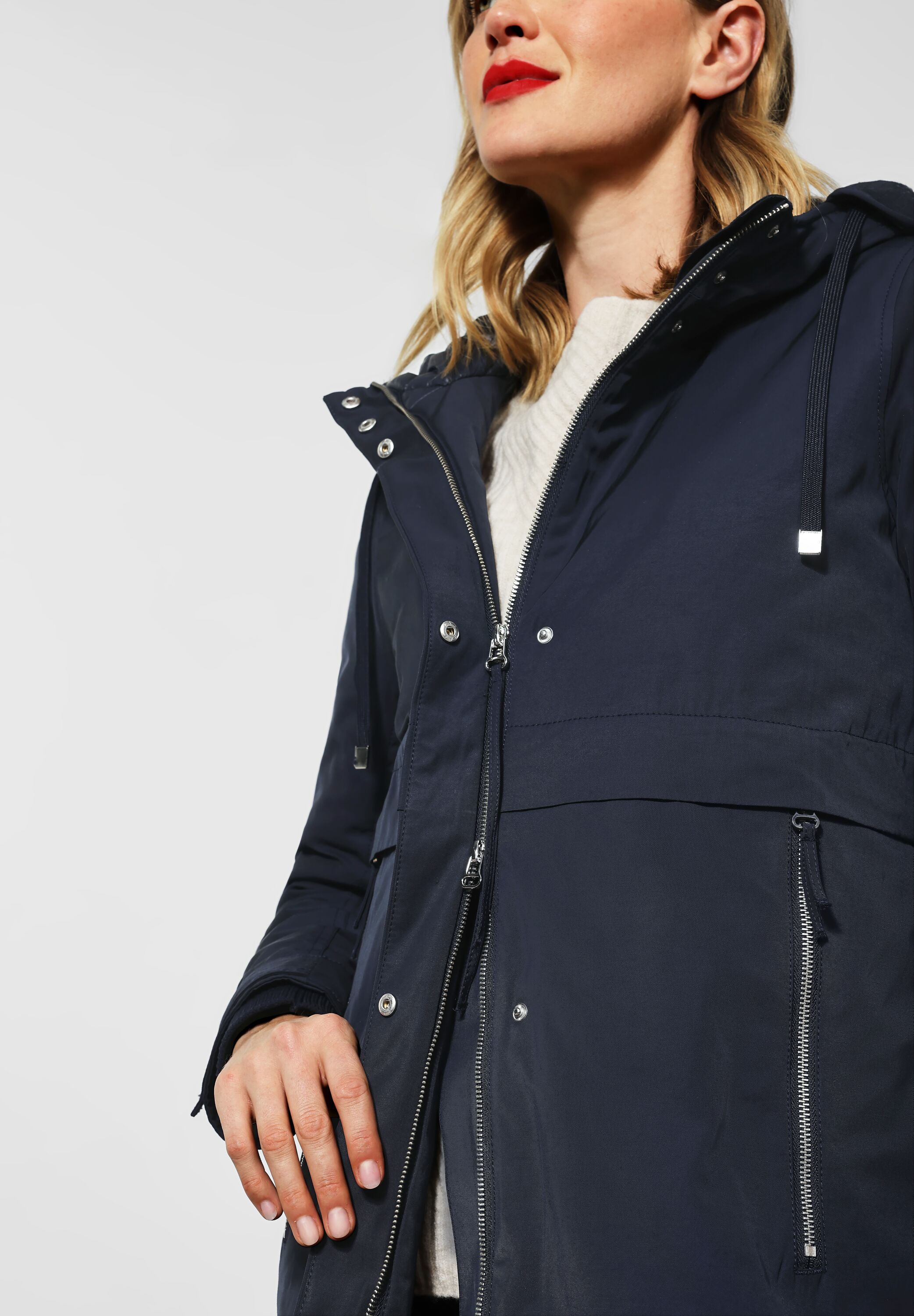 Longparka mit 2-Wege Zipper