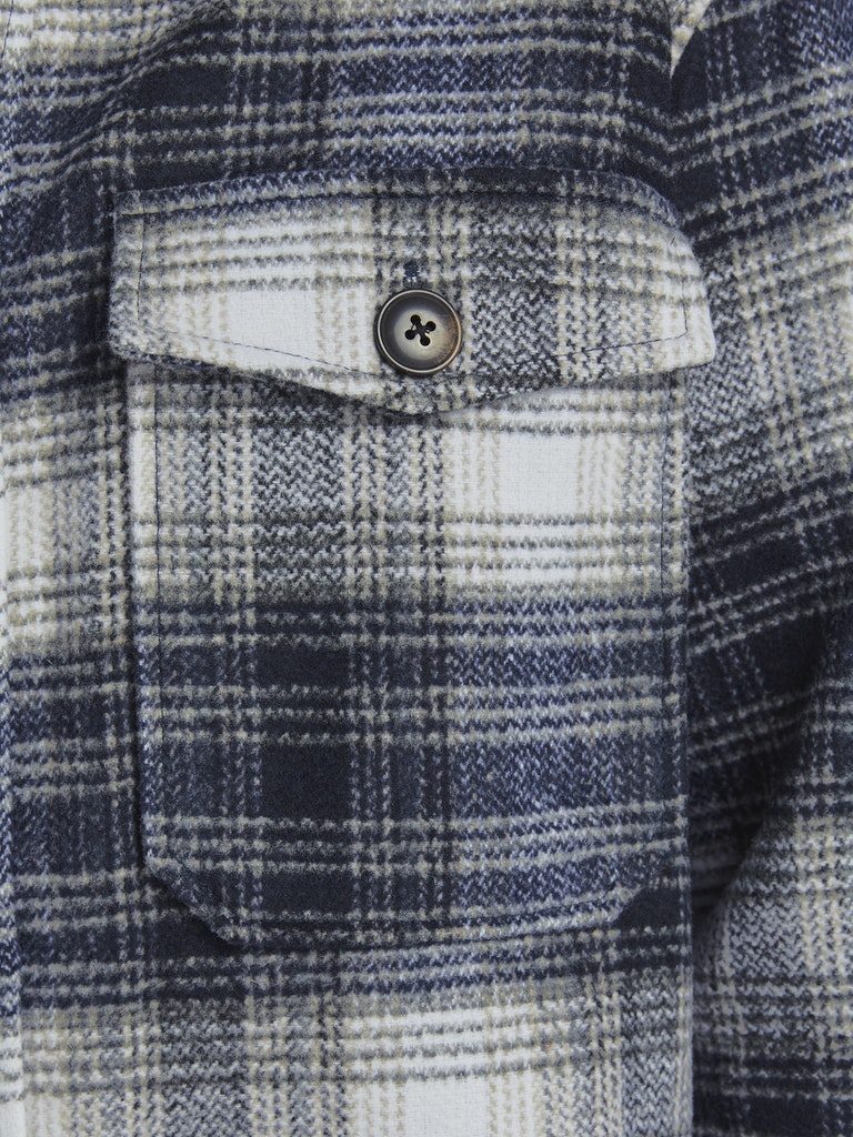 JOROLLIE CHECK SHIRT JACKET LS LN
