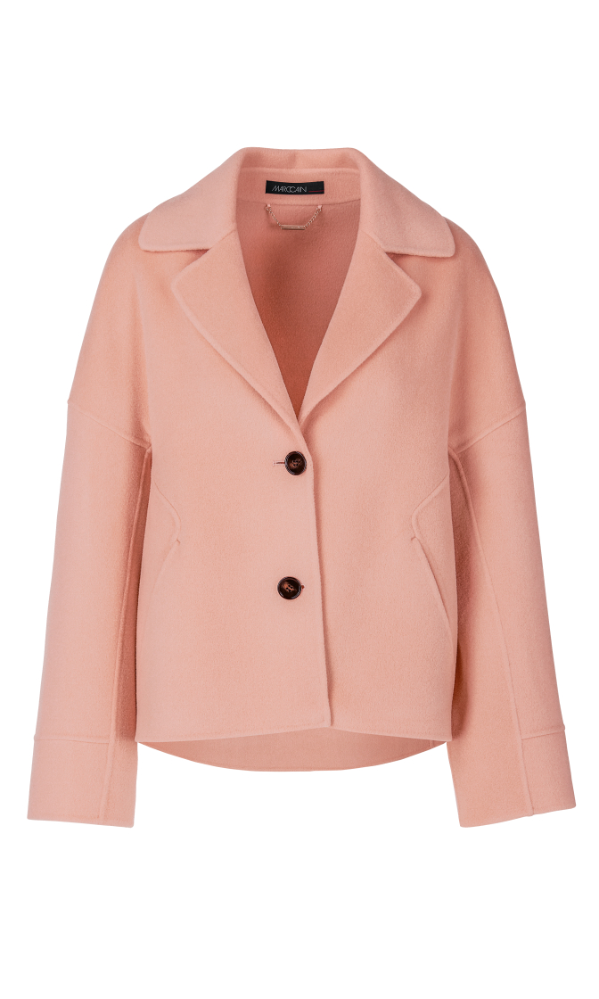 Doubleface-Outdoor-Jacke aus Wolle