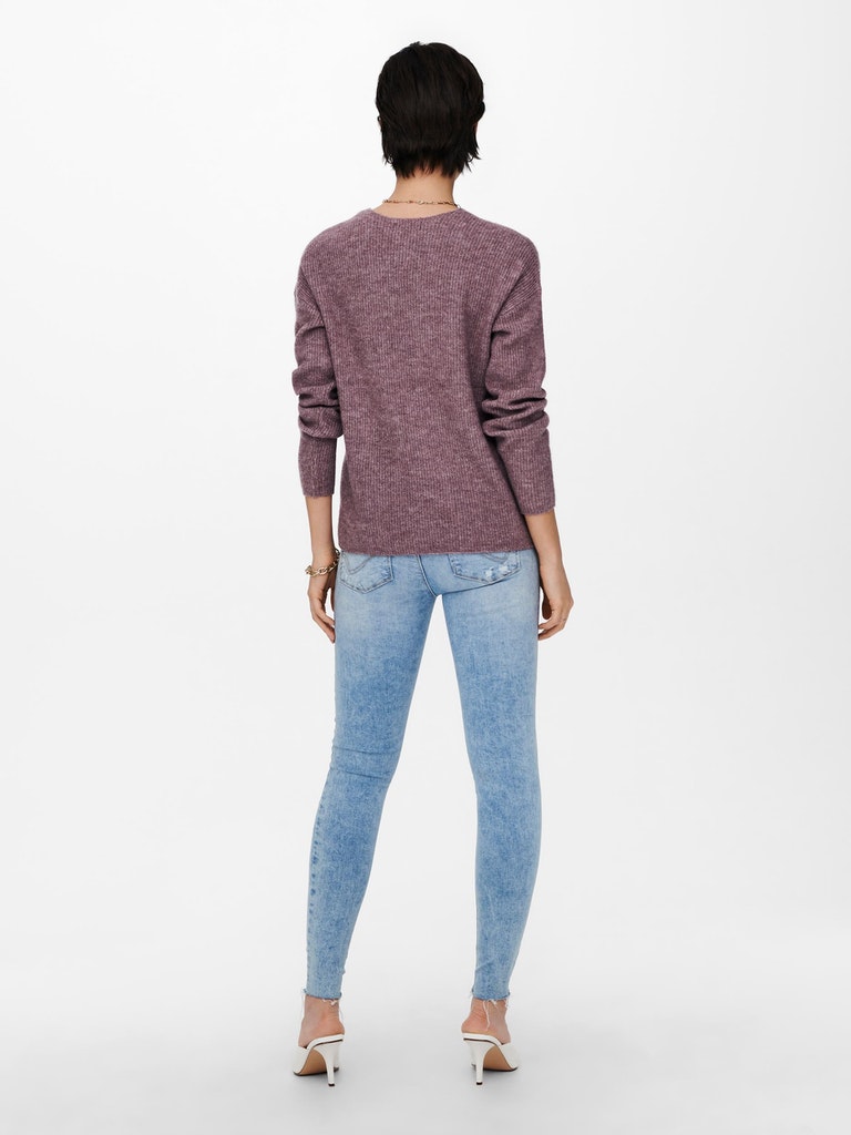 ONLCAMILLA V-NECK L/S PULLOVER KNT NOOS