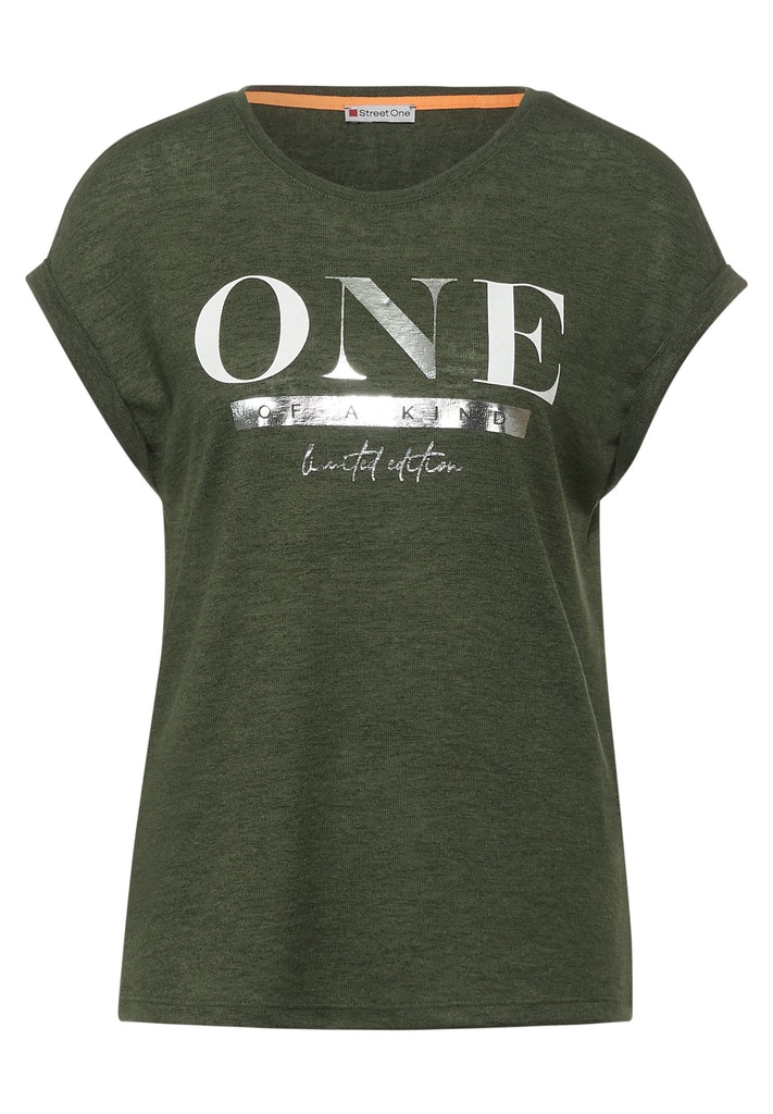 T-Shirt mit Partprint