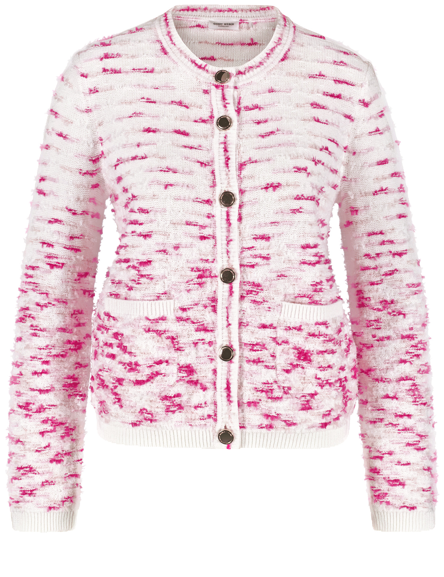 Strickjacke mit Fransen