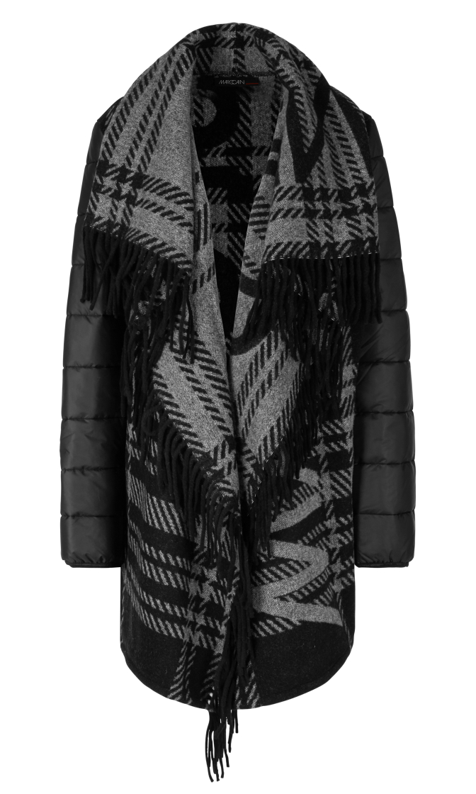 Capejacke mit Fransen