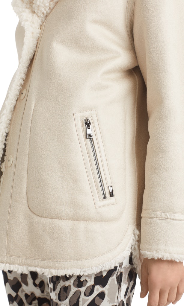 Superflauschige Wendejacke
