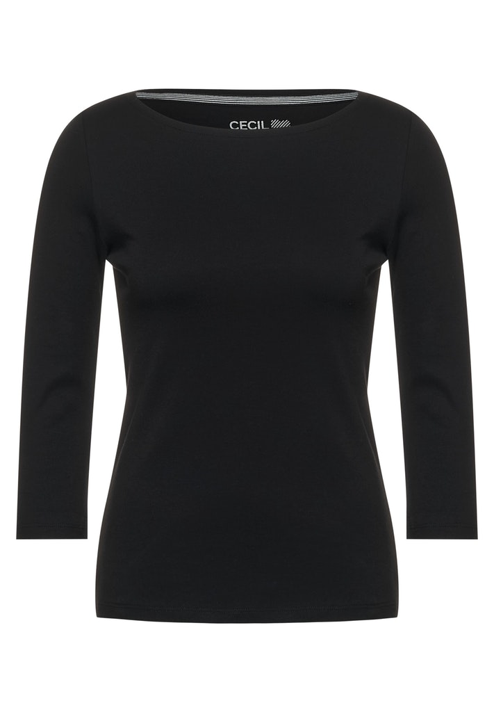 Basic Shirt in Unifarbe