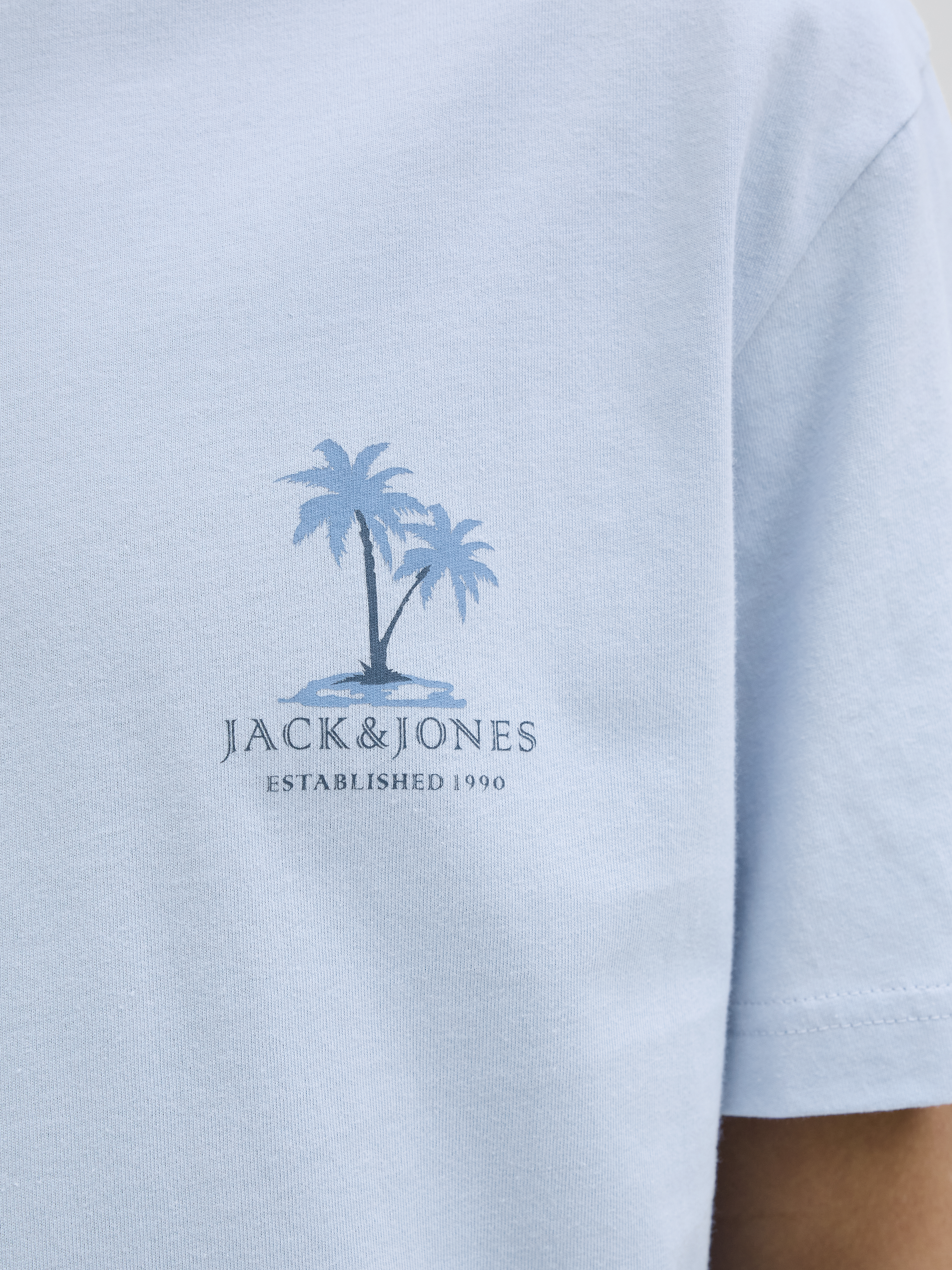 JJSUMMER VIBES TEE SS CREW NECK LN