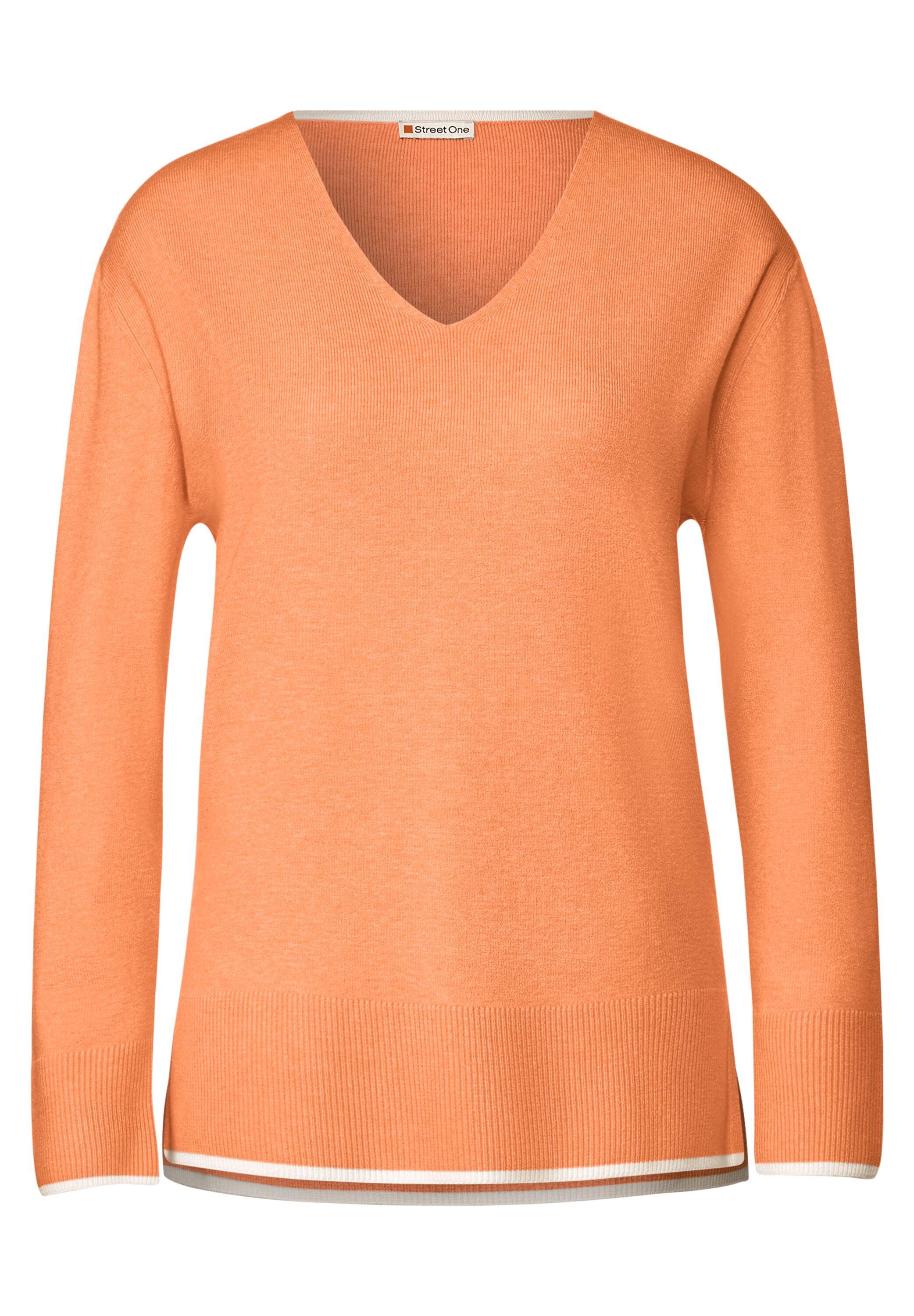Pullover mit V-Ausschnitt