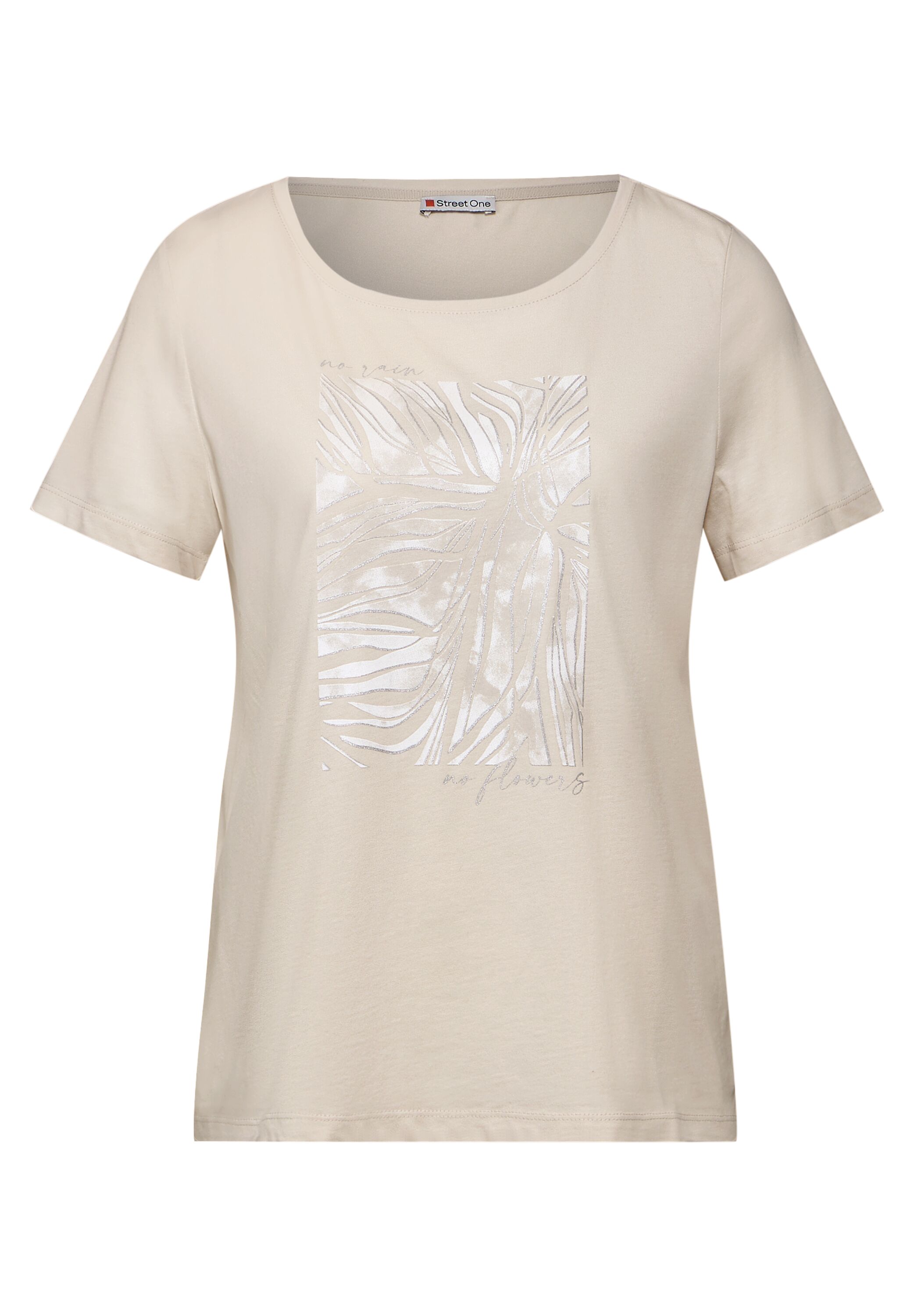 T-Shirt mit Folienprint