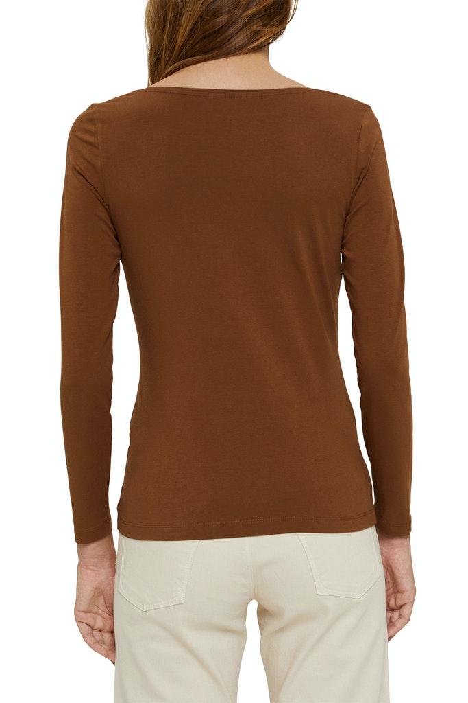 Longsleeve aus Bio-Baumwolle/Stretch