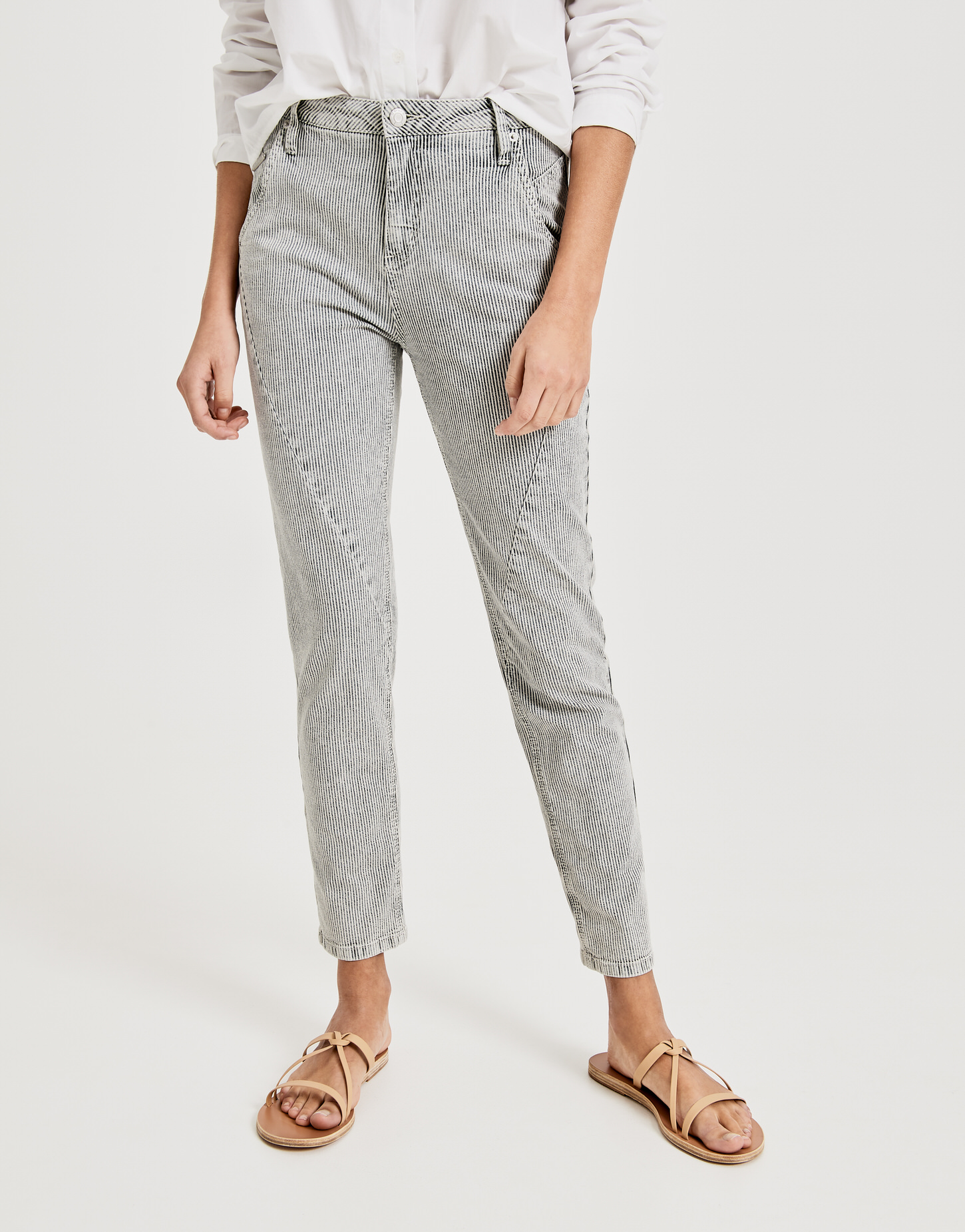 Letty 7/8 denim stripe