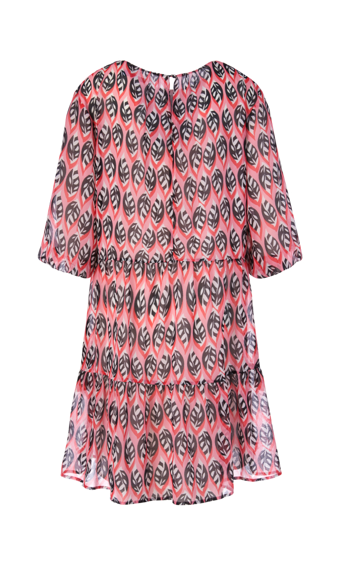 Bedrucktes Stufenkleid