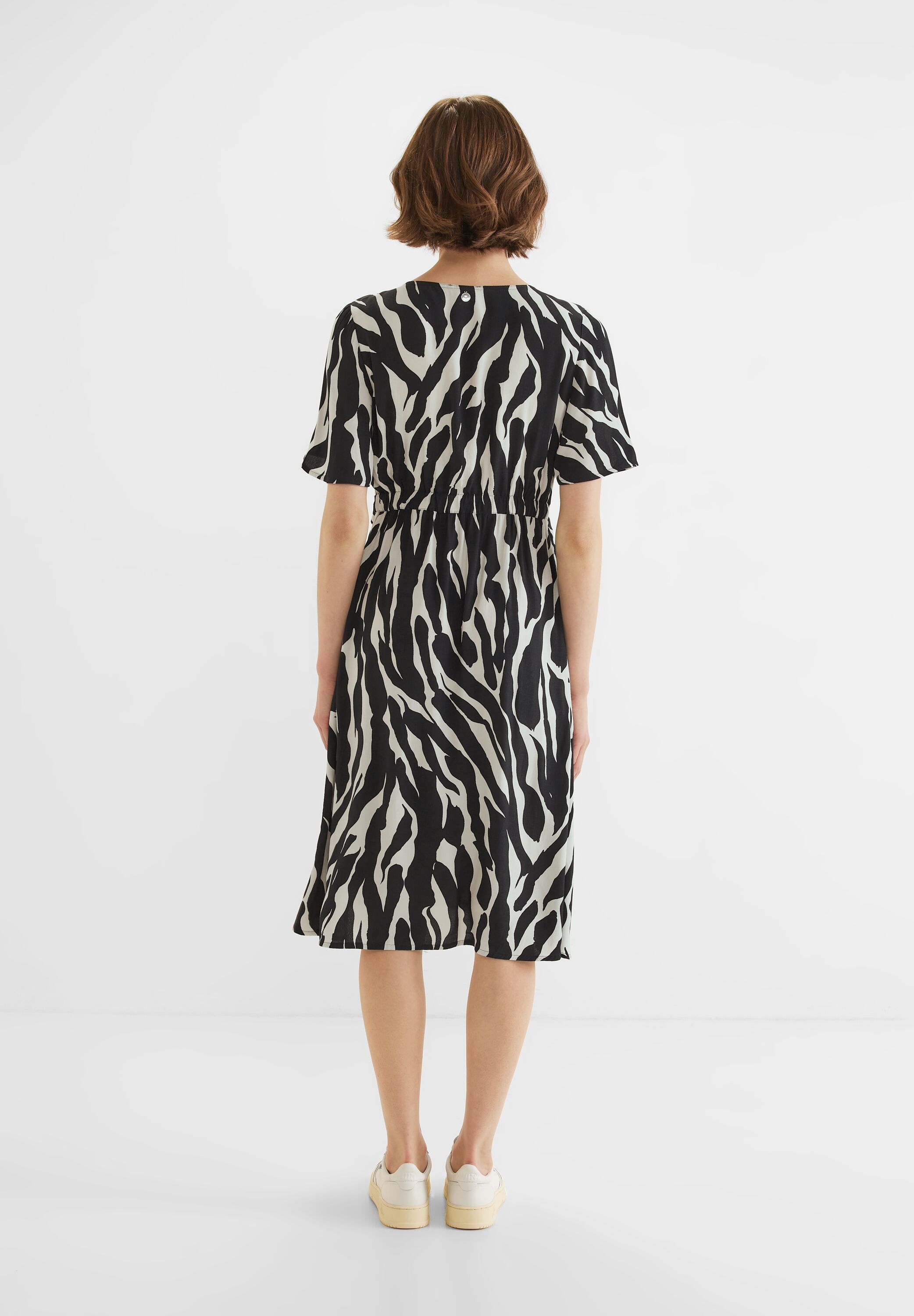 Wrap Zebraprint Kleid