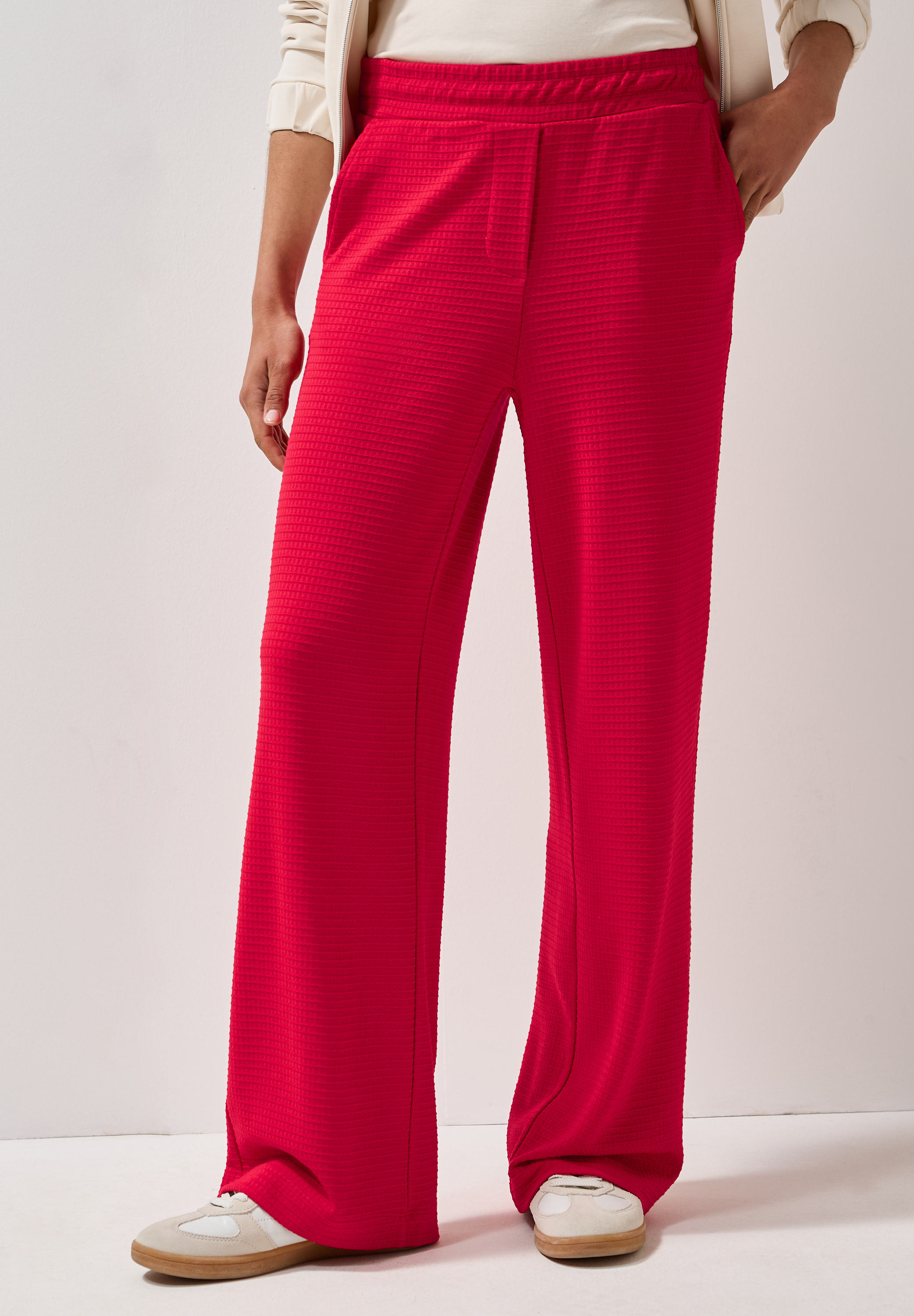 Wide Leg Strukturhose