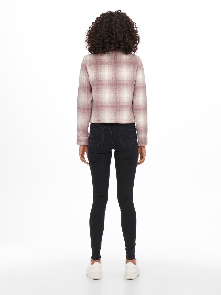 ONLLOU SHORT CHECK JACKET OTW NOOS