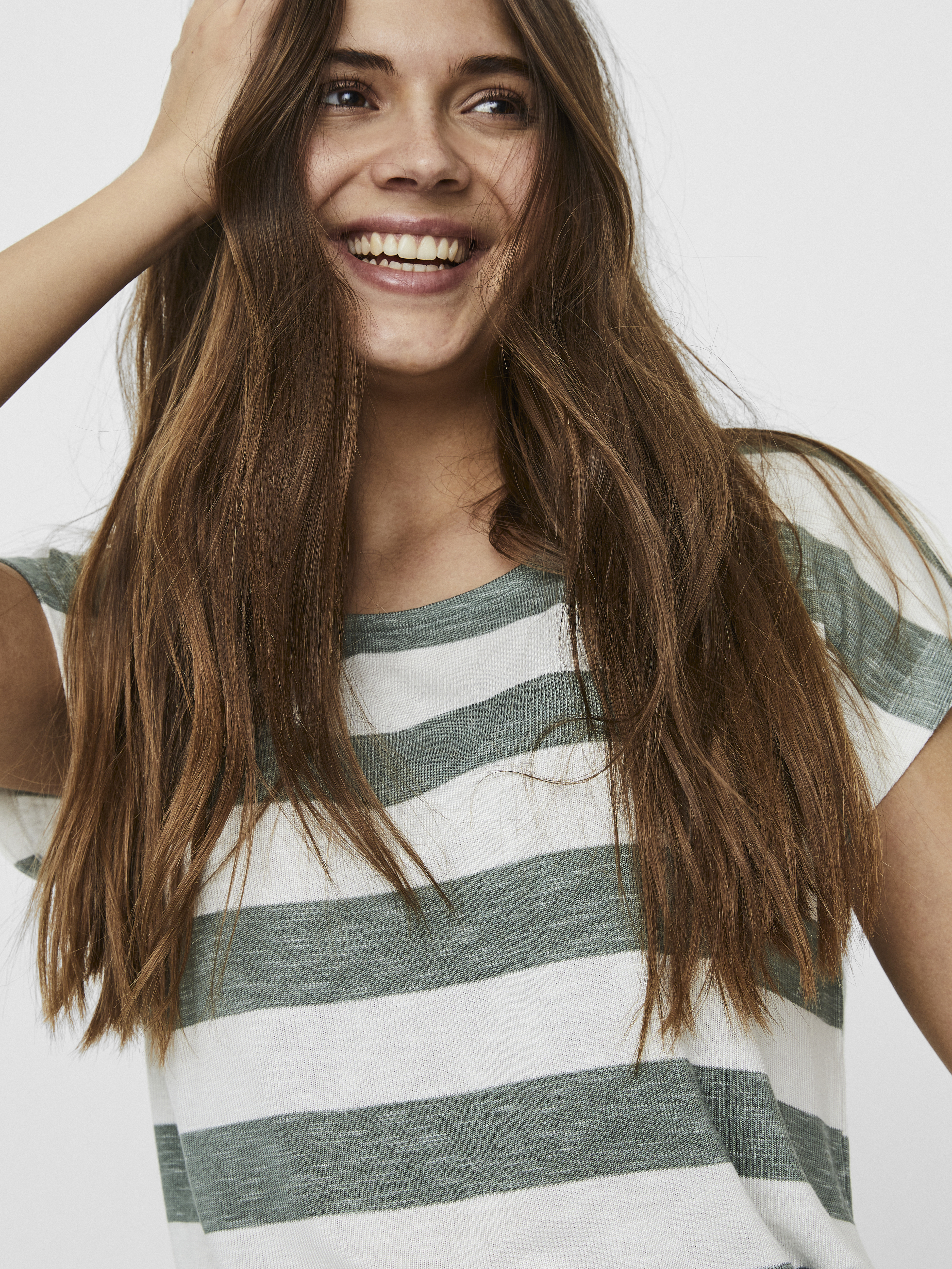 VMWIDE STRIPE SL TOP JRS NOOS