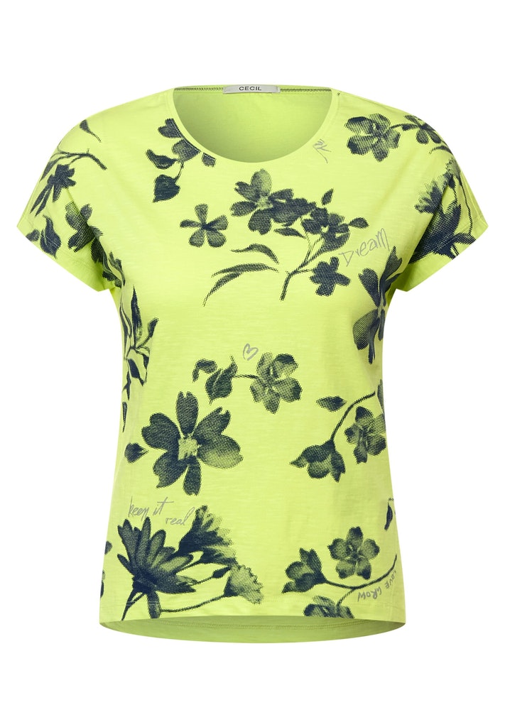 T-Shirt mit Blumenprint