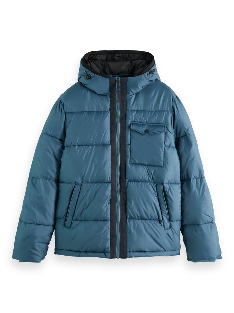 Hooded puffer jacket