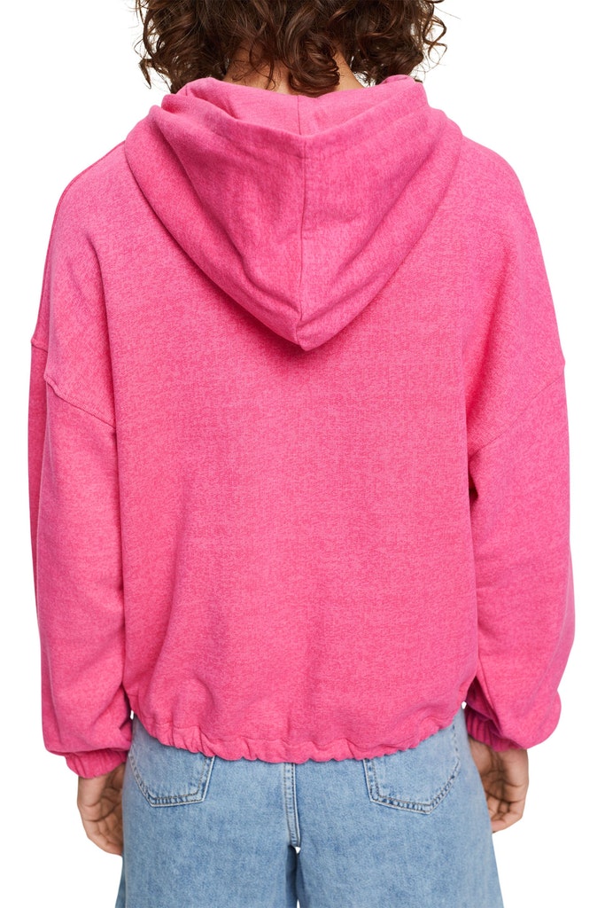 Zipper-Hoodie mit Kordelzug