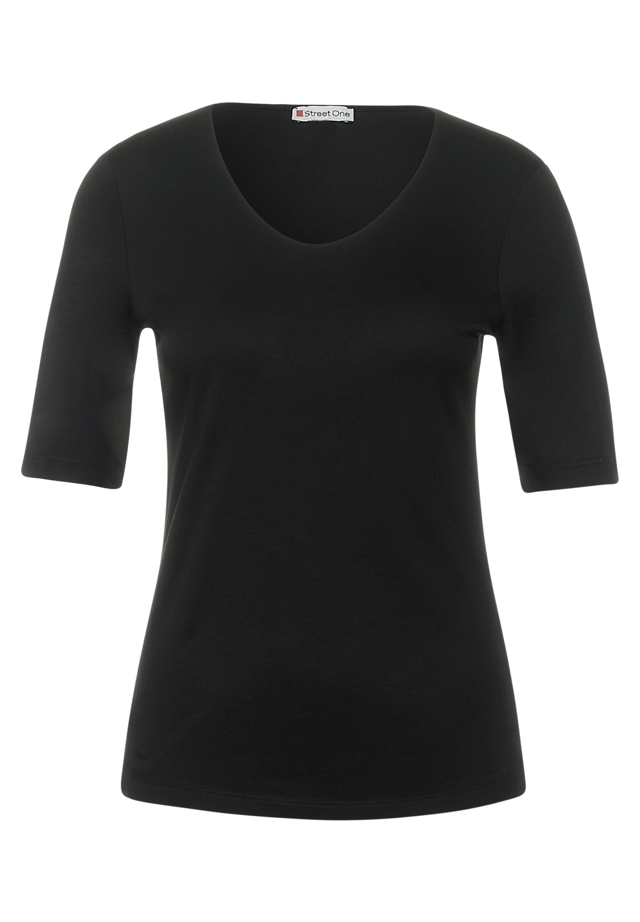 T-Shirt in Unifarbe
