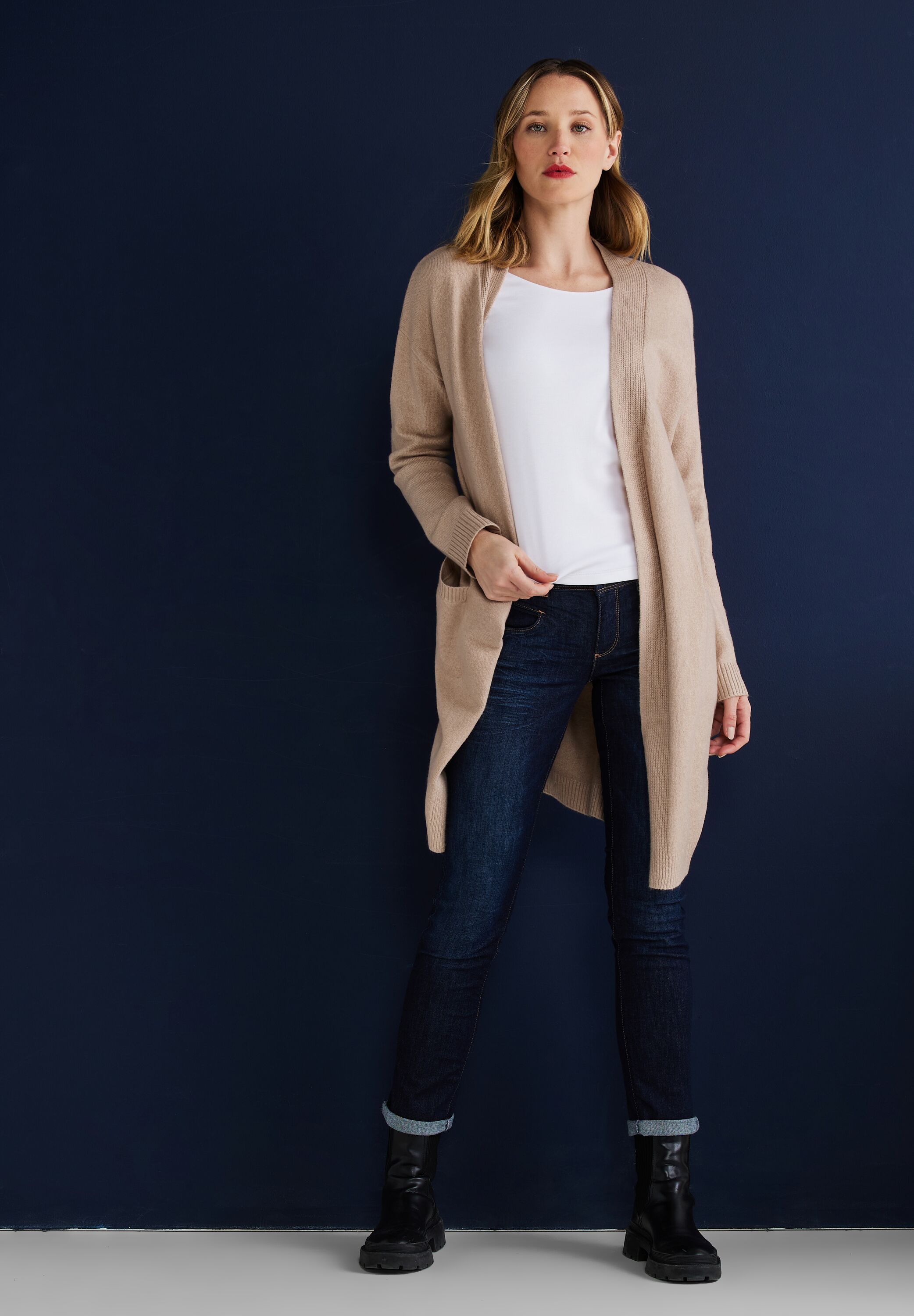 Offener Long Cardigan