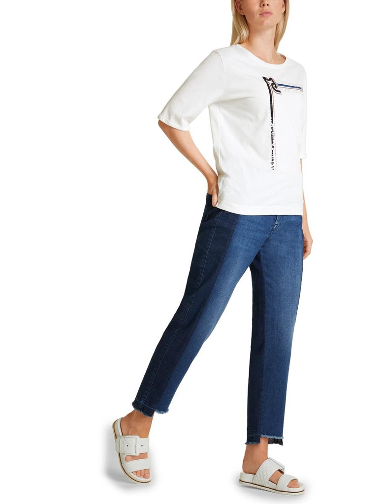 Shirt mit Pailletten-Stickerei