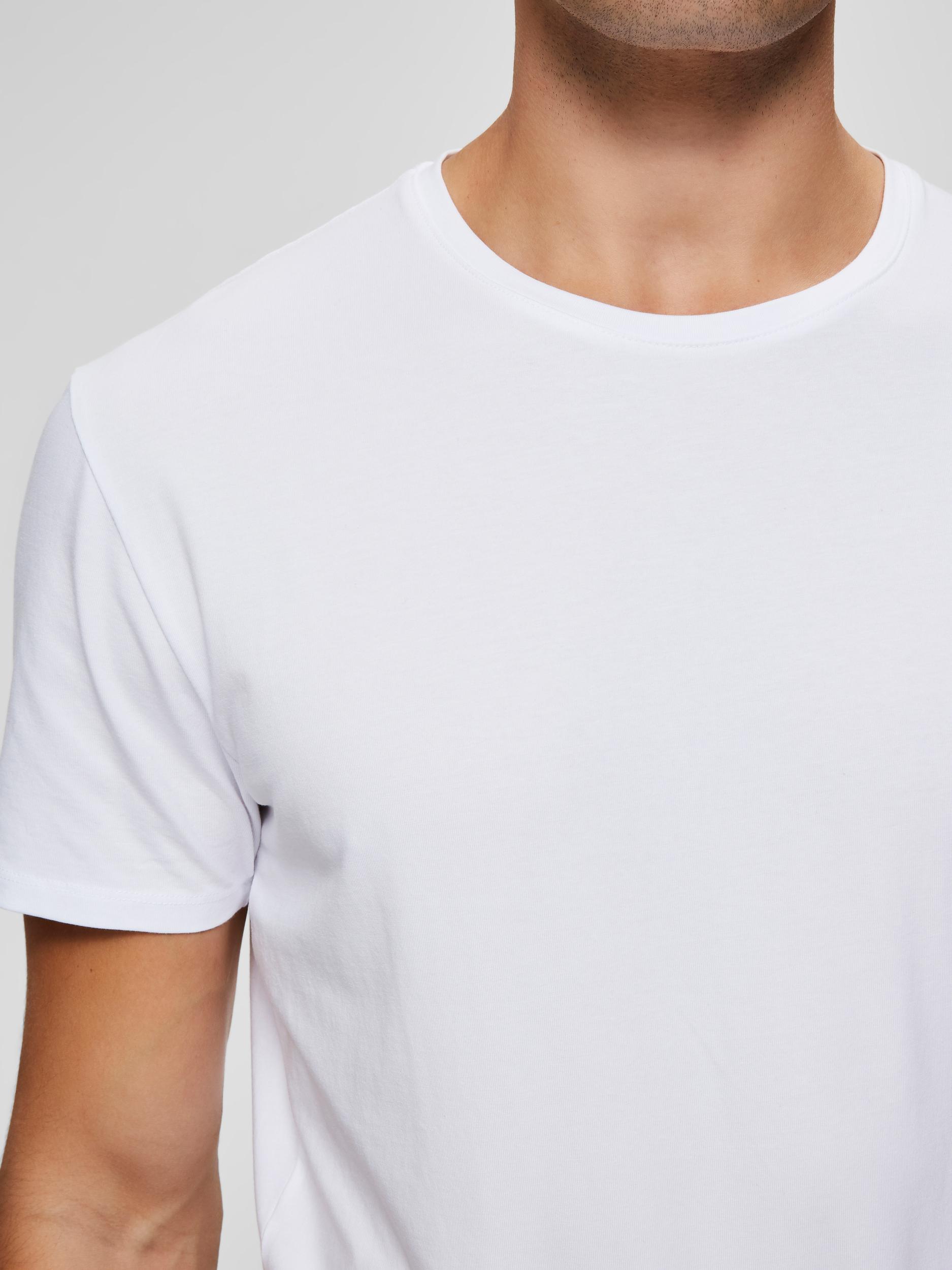 SLHNEWPIMA SS O-NECK TEE B NOOS