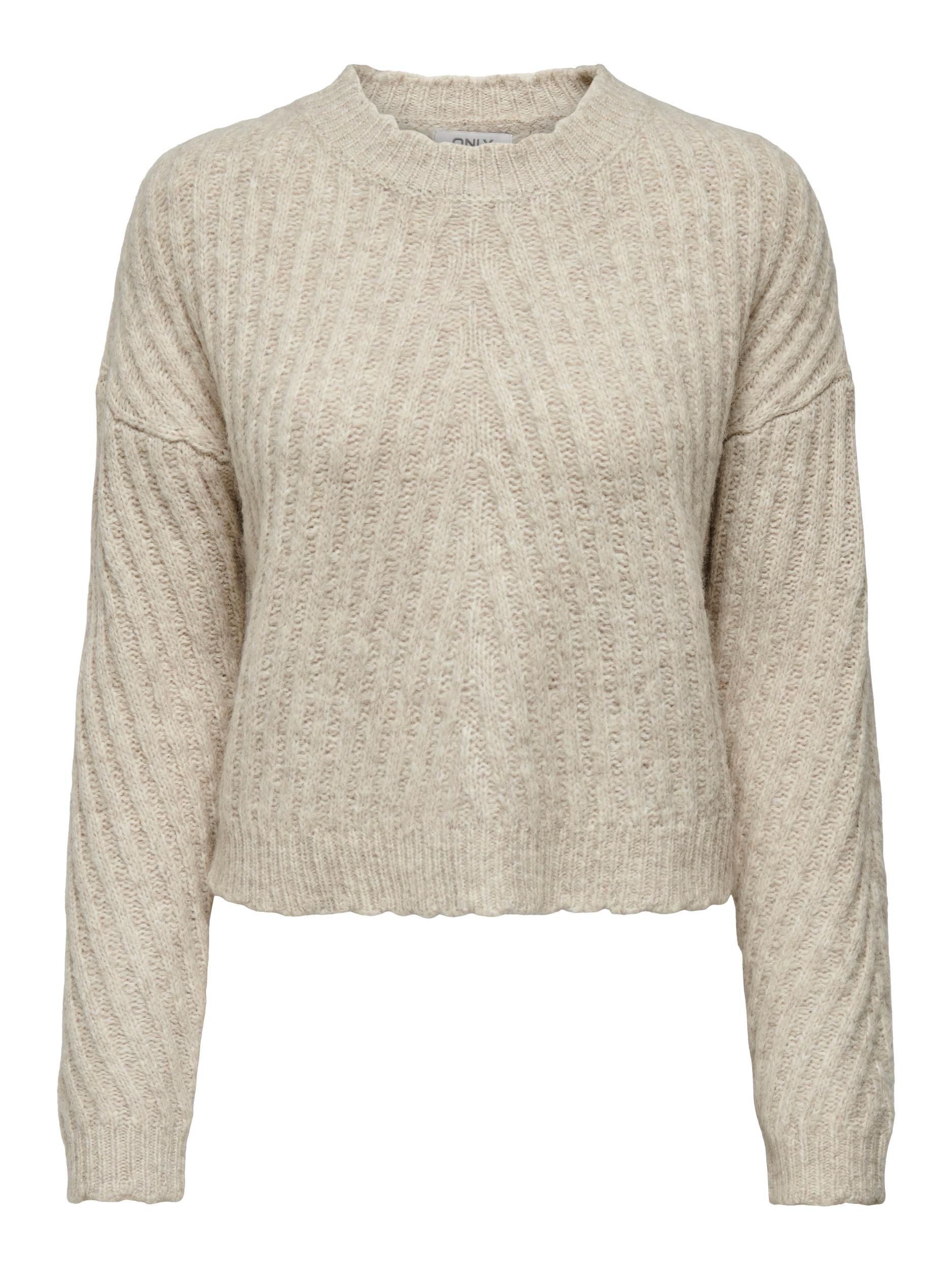 ONLNEW CHUNKY L/S STRUCTUR PULLOVER KNT